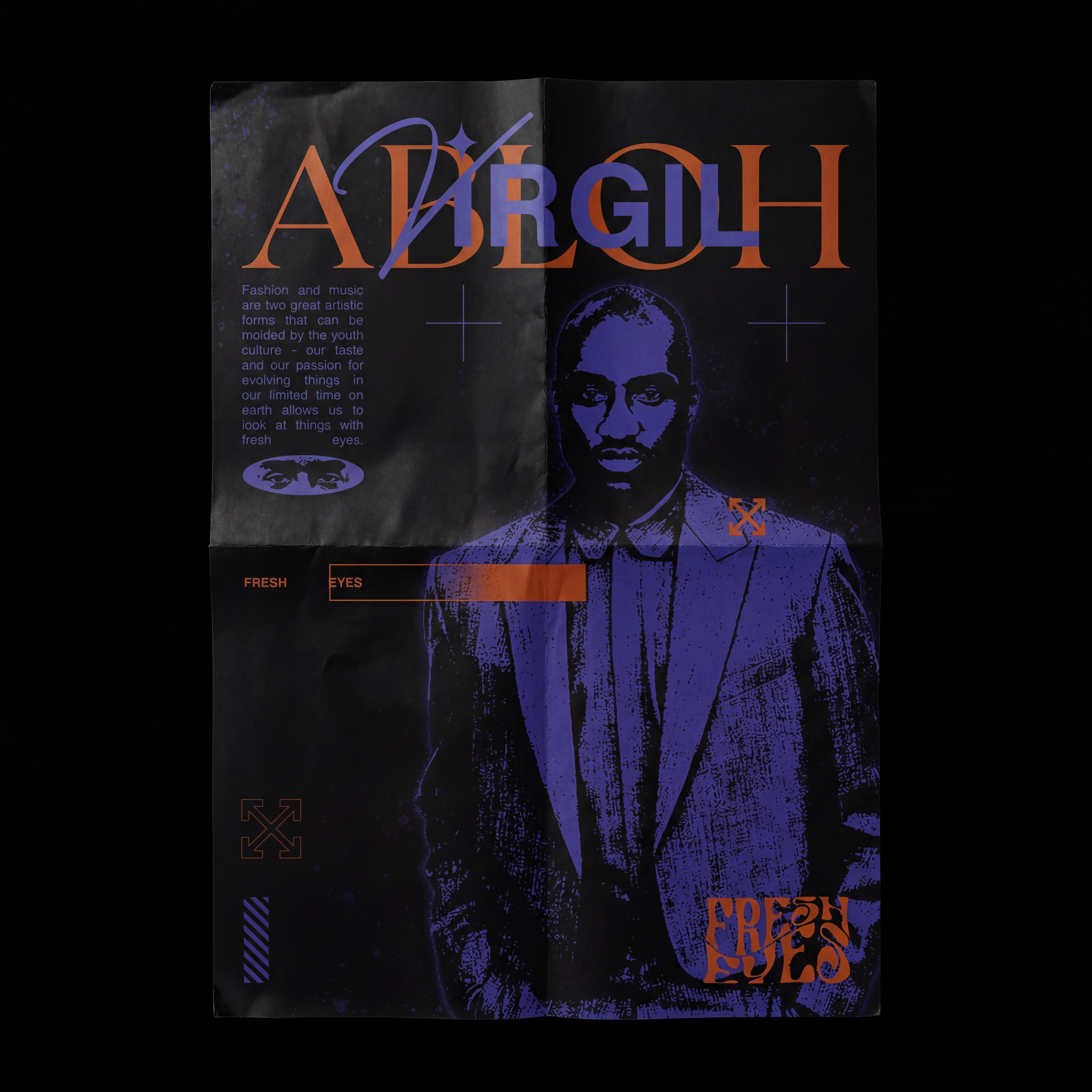 Tribute poster for Virgil Abloh