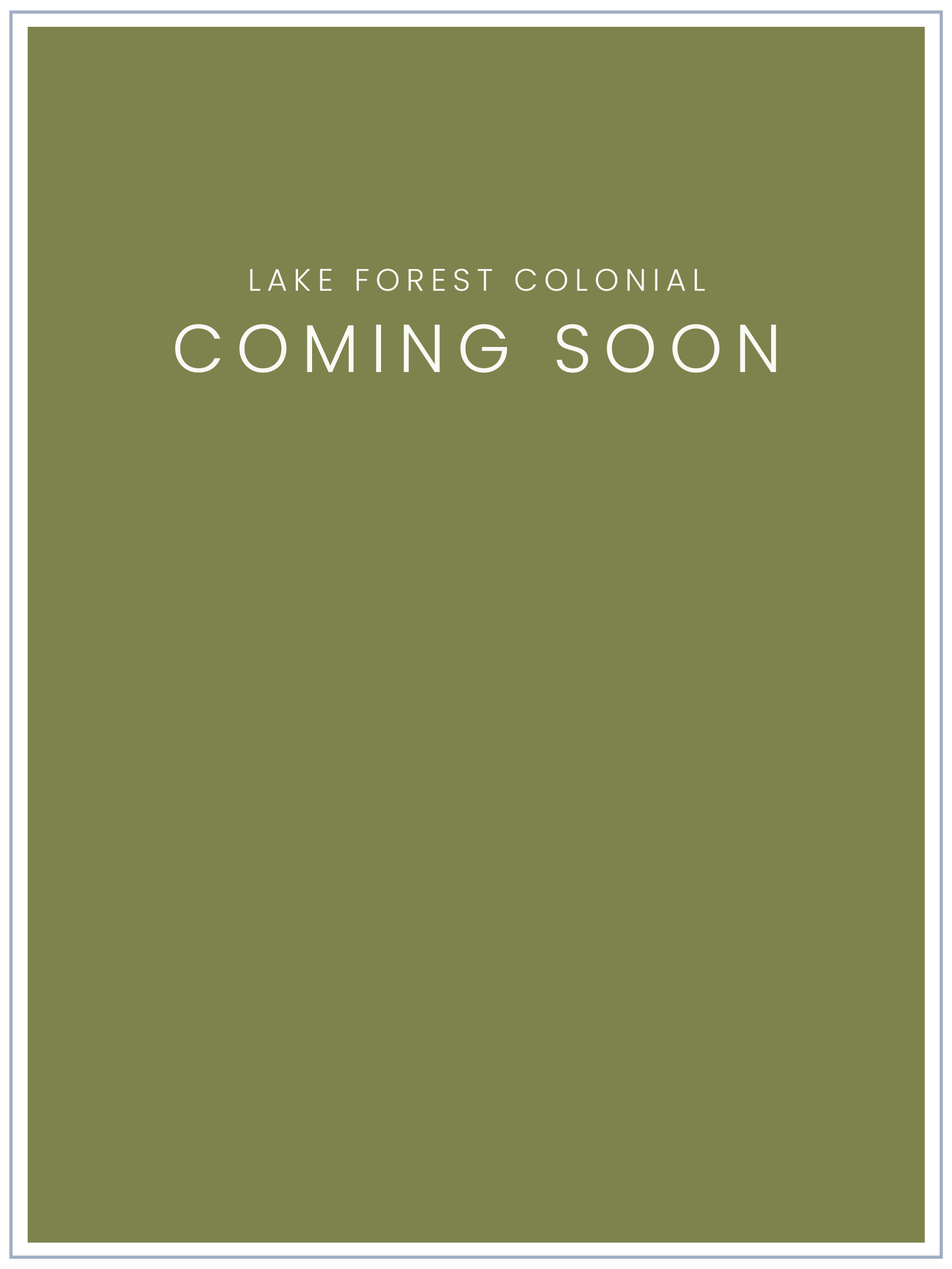 Lake Forest Colonial
