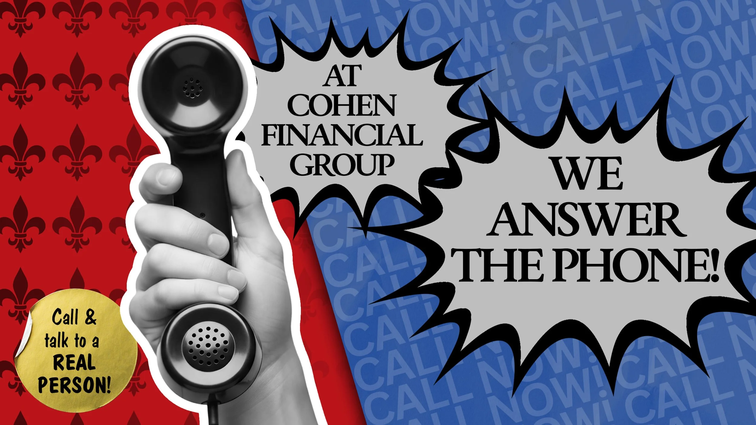 At Cohen Financial Group, personal service matters. Our "We Answer the Phone" campaign reflects our commitment to accessibility, responsiveness, and building lasting relationships with our clients. When questions arise, our team is here to provide gu