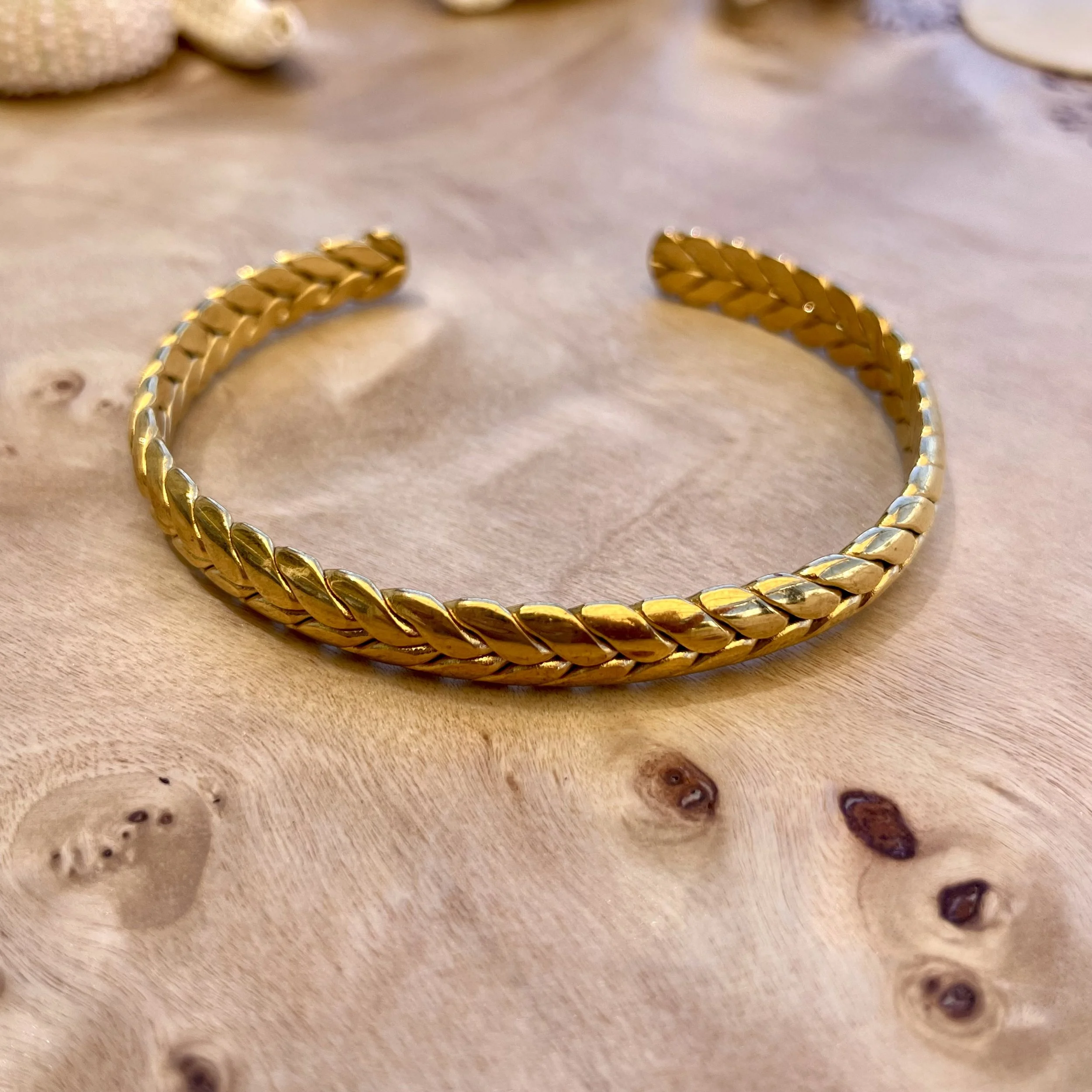 Ishtar Gold Cuff Bracelet