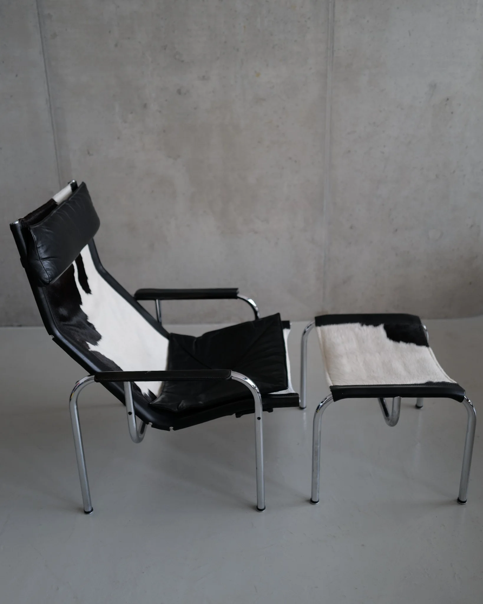 He1106 Armchair & Footstool by Hans Eichenberger for Strässle