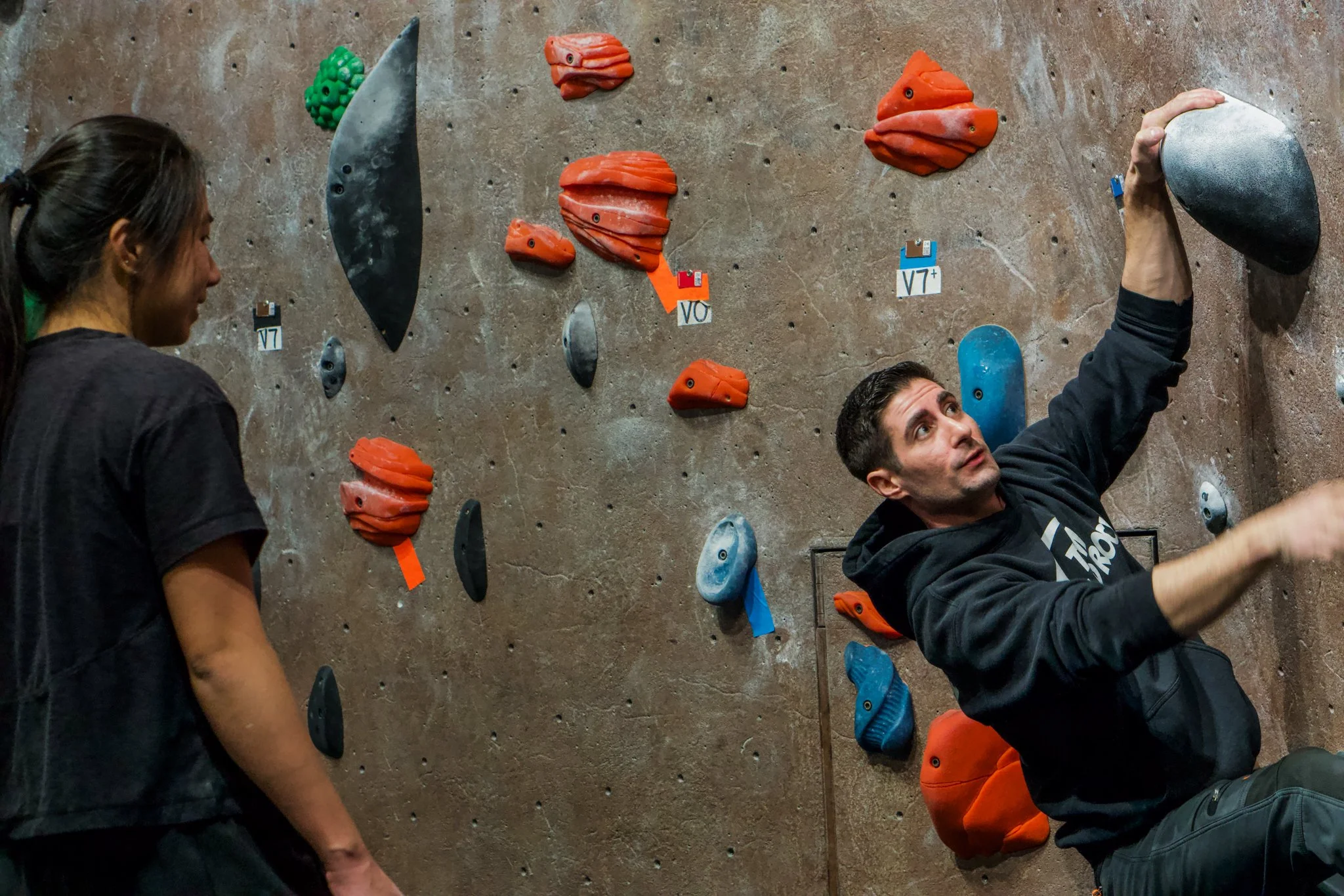 Indoor bouldering at Island Rock Climbing Gym on Long Island - The best bouldering gym around!