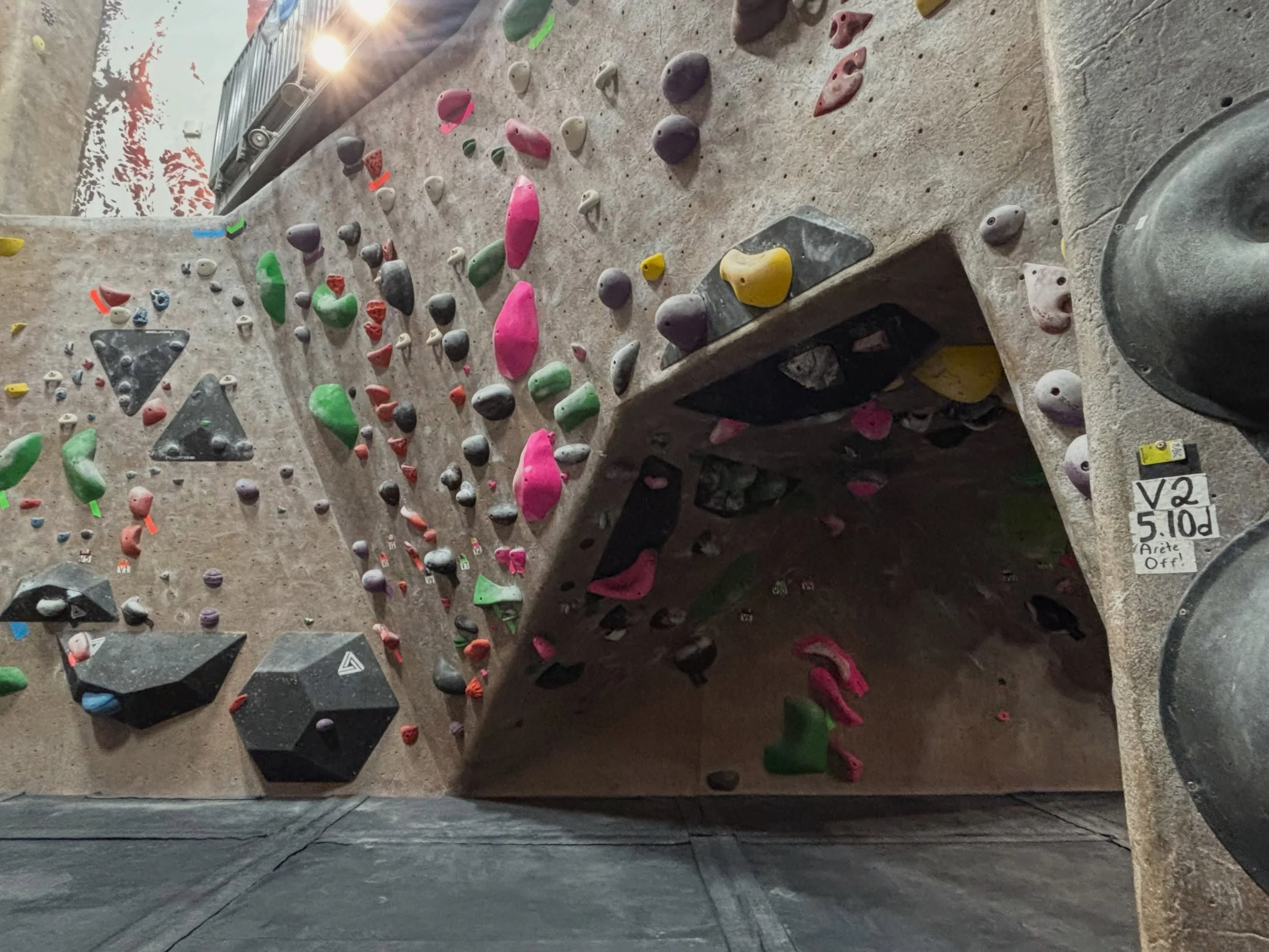 New climbs on the The Roof, Pillar, and in the Hallway! Escape the heat and hang out in the AC 😎