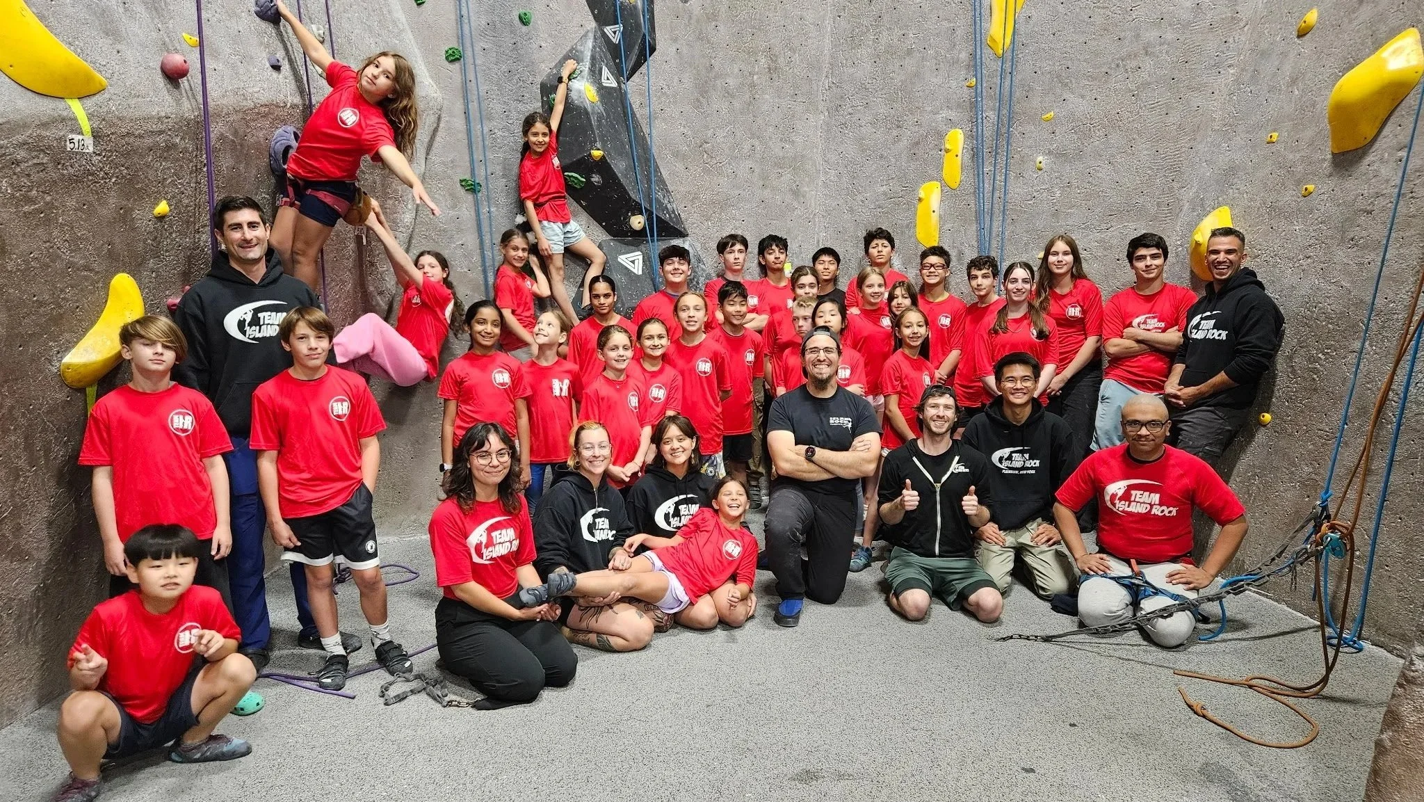 Island Rock climbing gym Youth Team