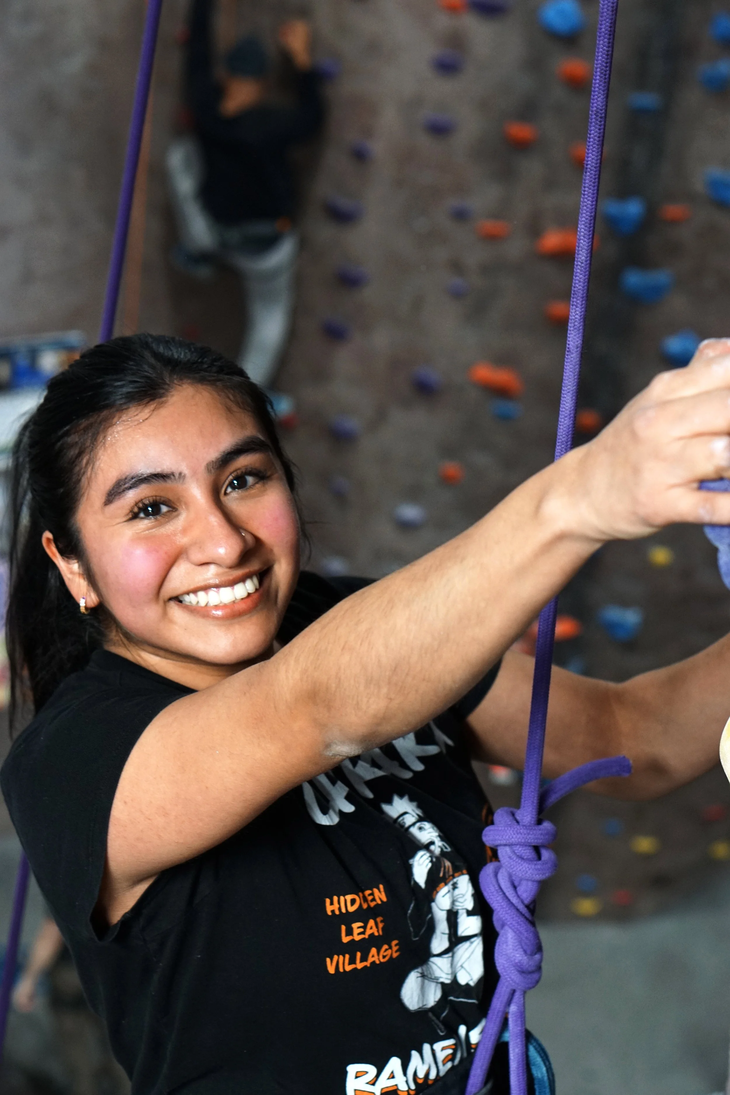 Top roping at Island Rock climbing gym on Long Island! Fun for anyone ages 4+
