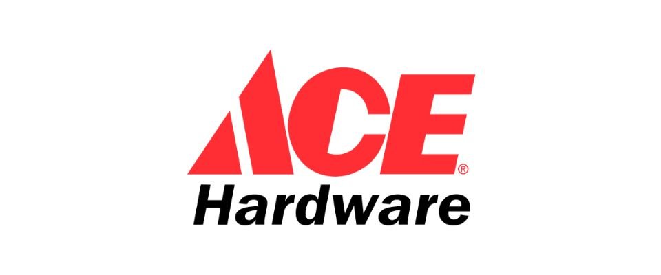 Ace Hardware logo with red "ACE" and black "Hardware" text.