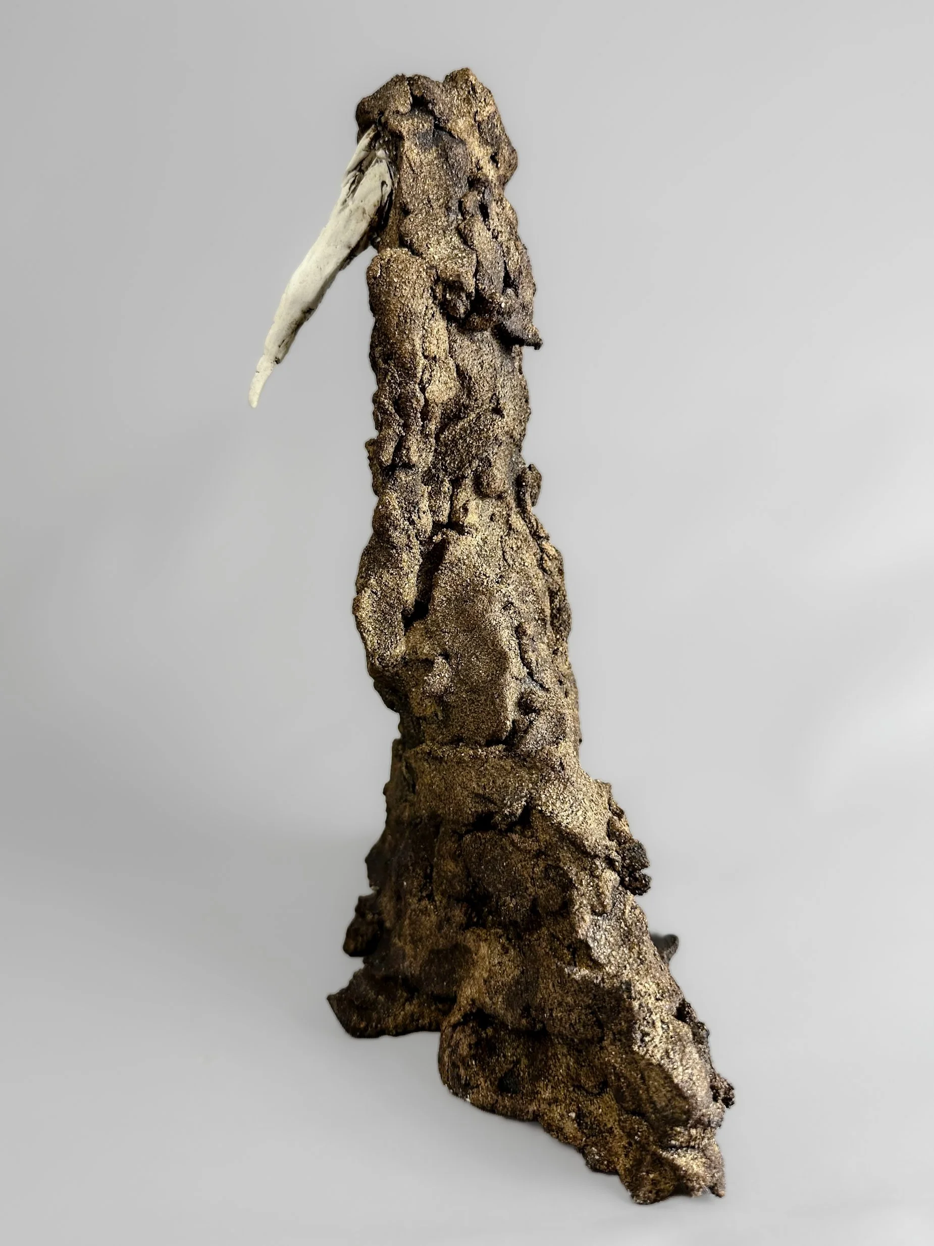 Masked II by sculptor Eve Shepherd