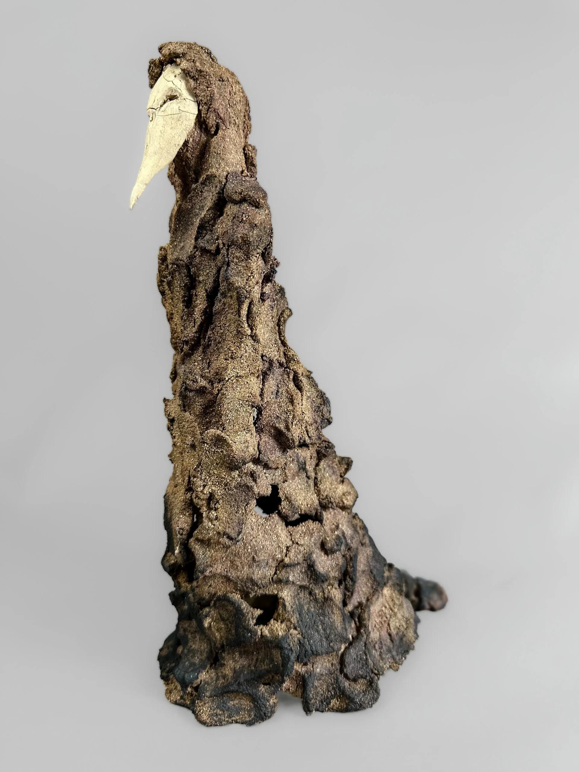 Masked by sculptor Eve Shepherd