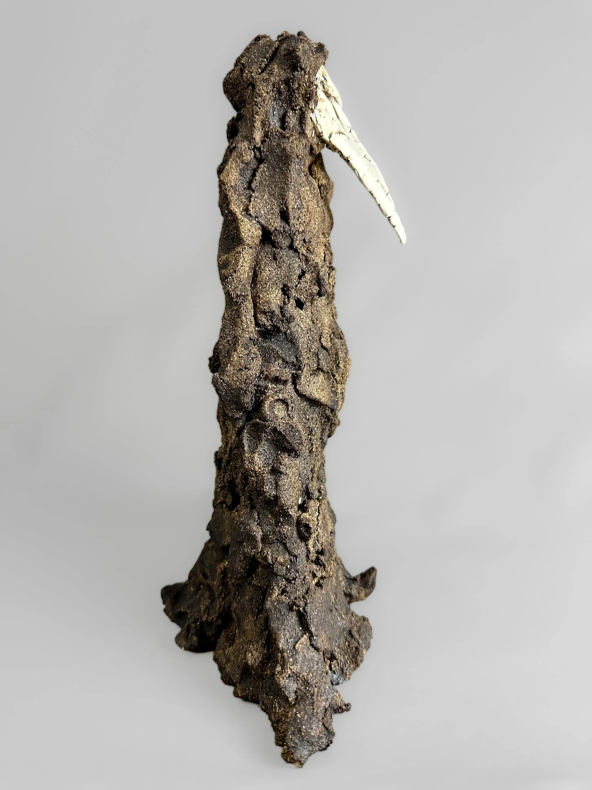 Masked II by sculptor Eve Shepherd