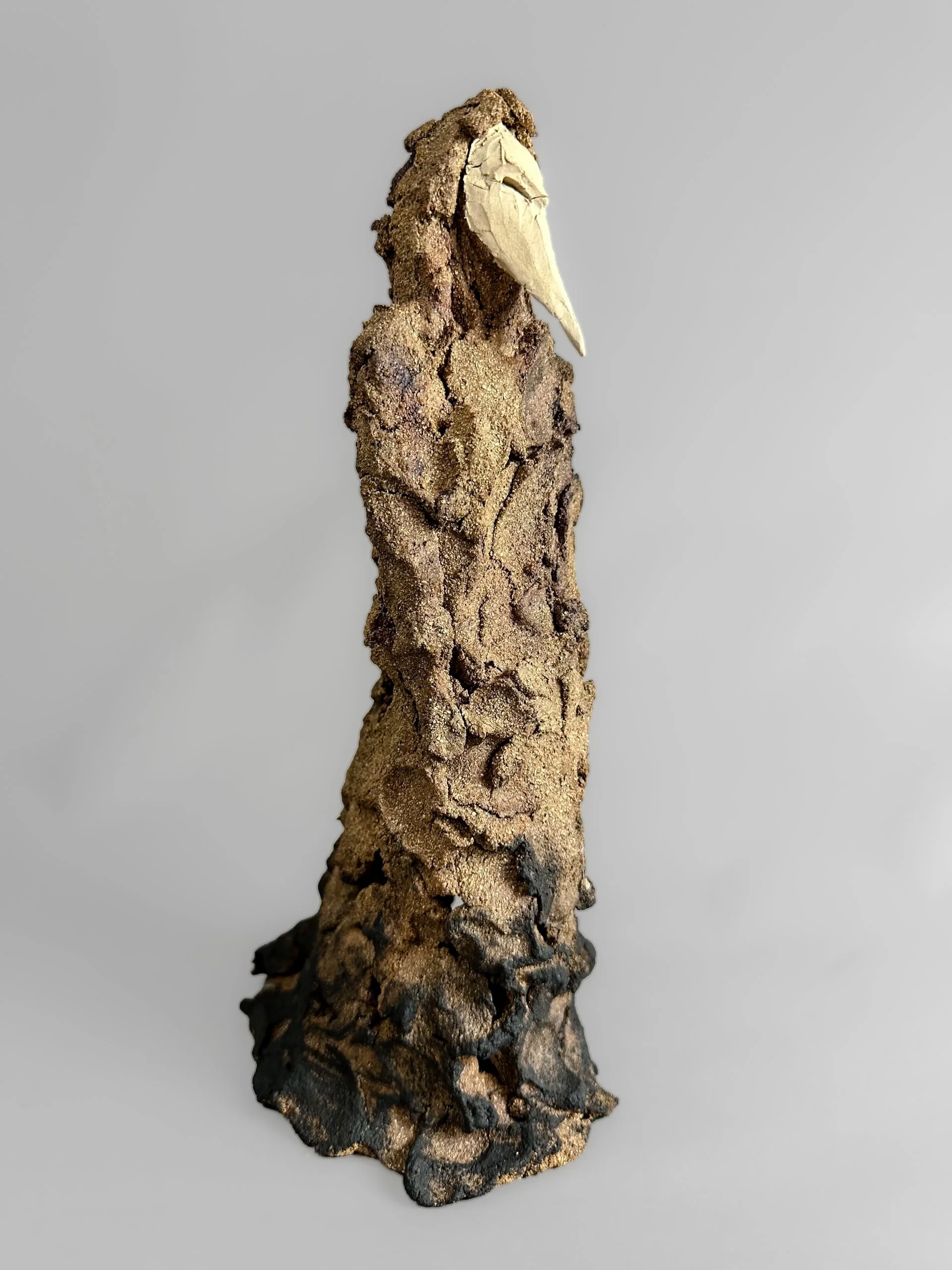 Masked by sculptor Eve Shepherd