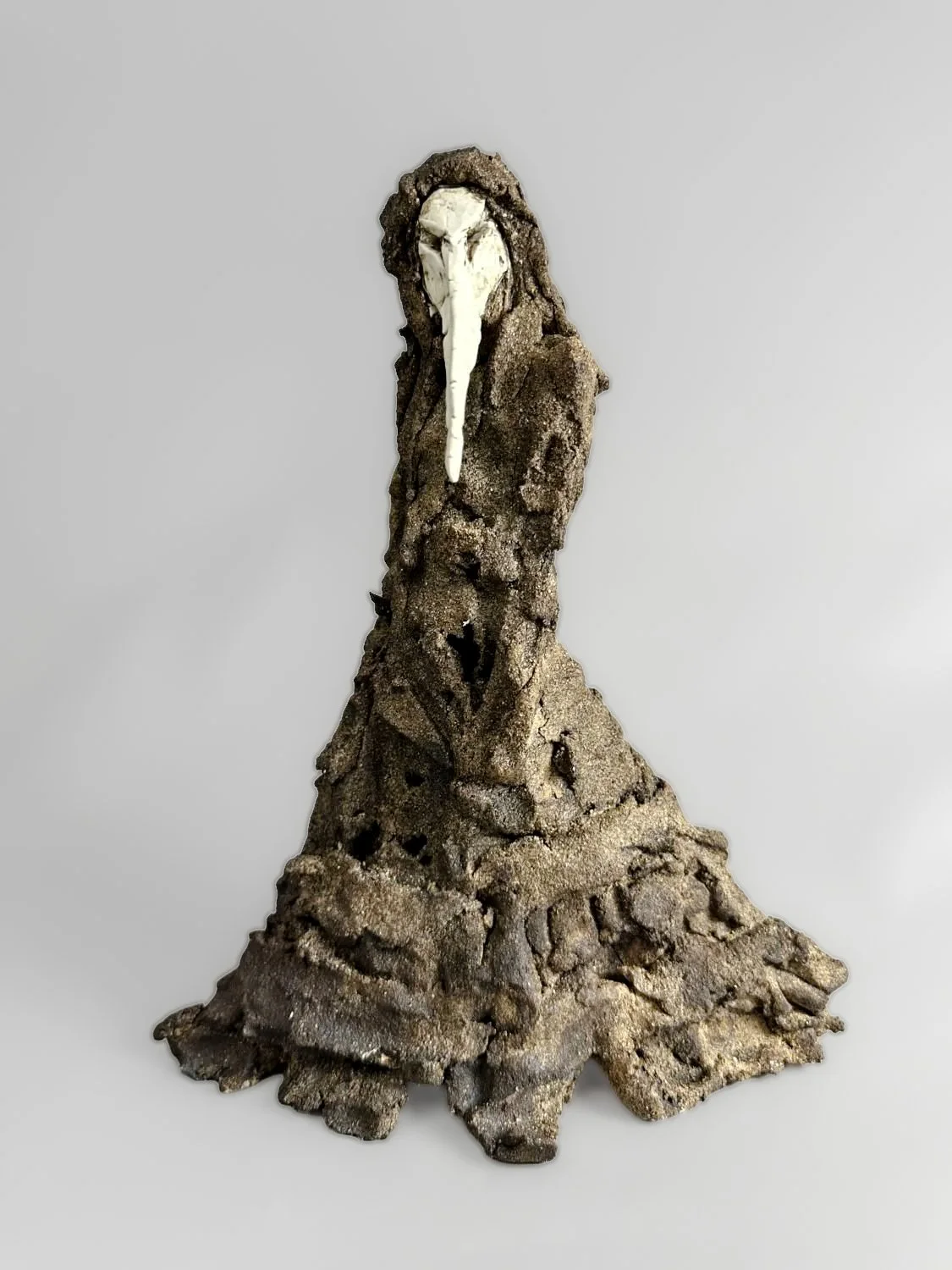 Masked II by sculptor Eve Shepherd