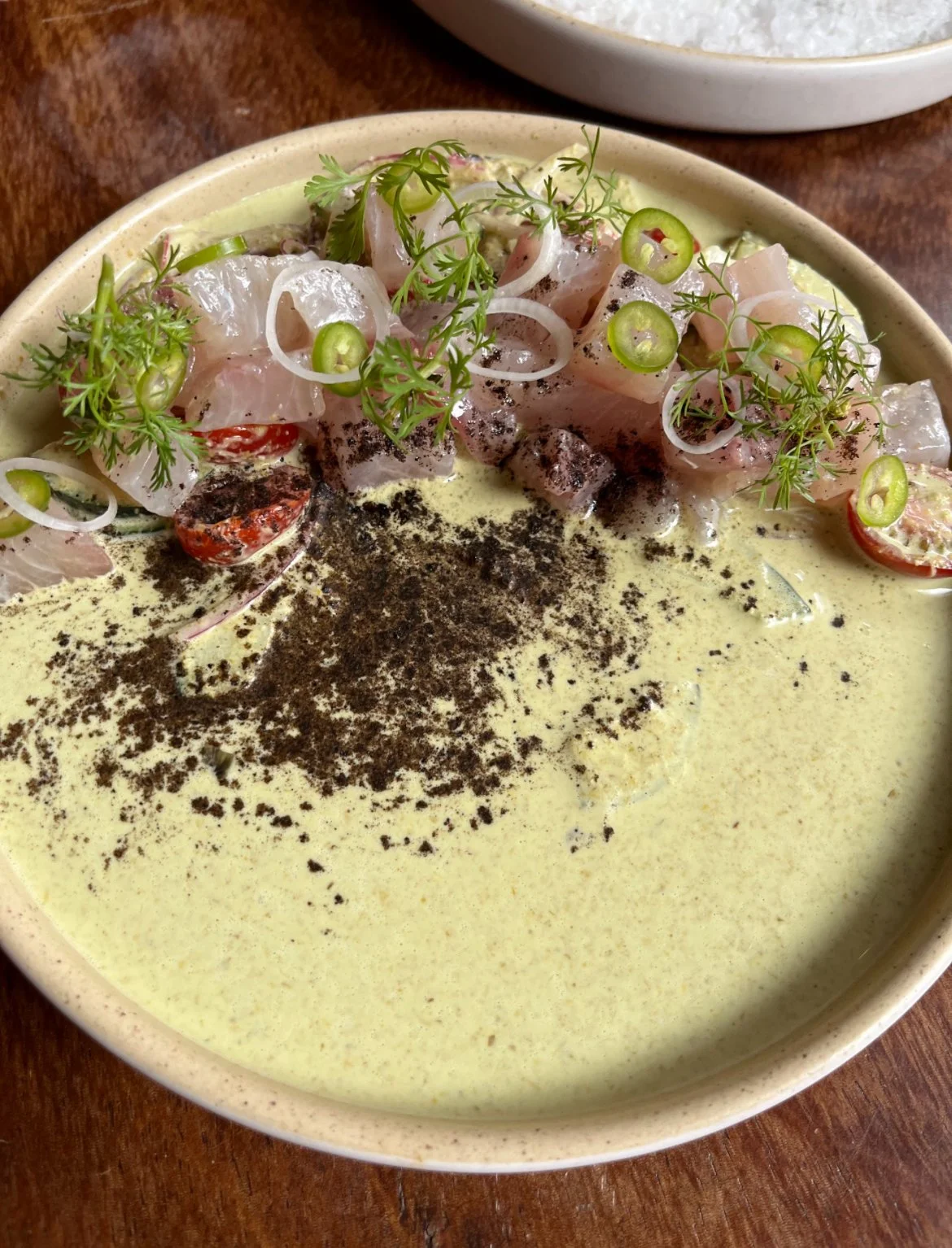 Mexican fluke crudo