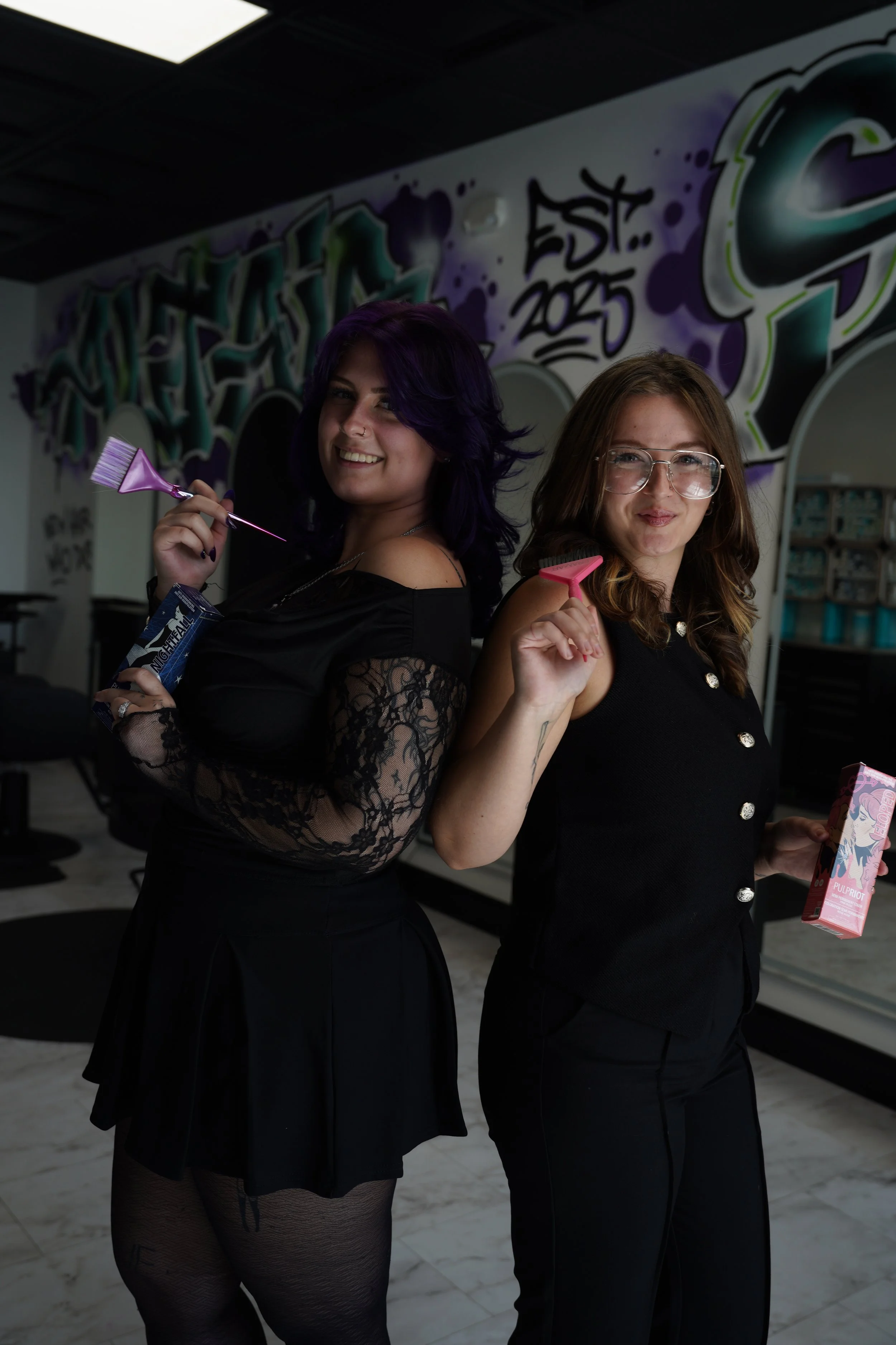 Bellami hair extension stylists at Altair Salon in Palm City, Florida, specializing in professional hair extensions and serving clients from Stuart, Jupiter, Port St. Lucie and the Treasure Coast.