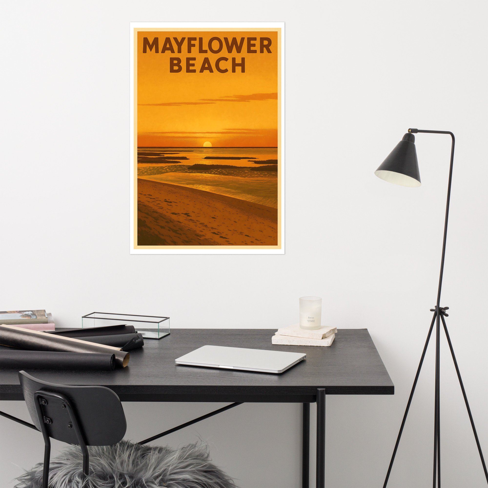 Mayflower Beach Art Print Cape Cod Print | Mayflower Beach Cape Cod Poster | Mayflower Beach Cape Cod wall art