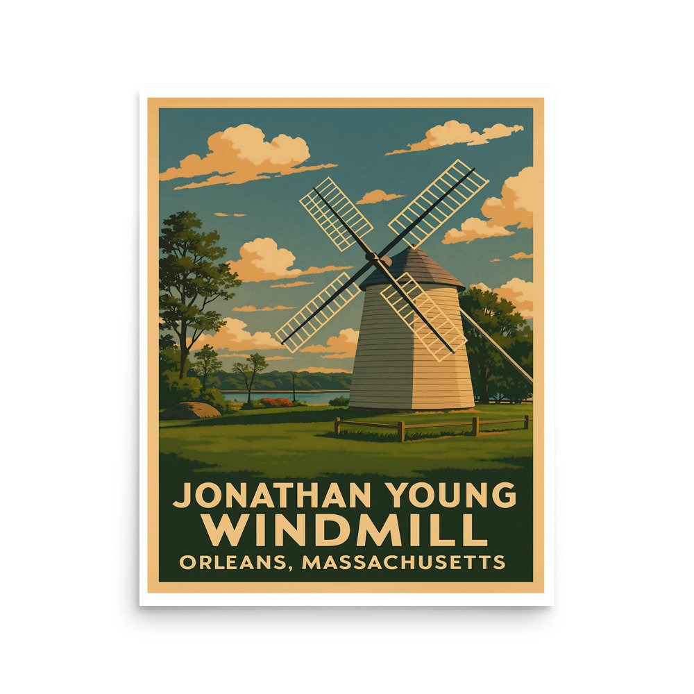 Jonathan Young Windmill Print Cape Cod Print | Jonathan Young Windmill Cape Cod Poster | Jonathan Young Windmill Cape Cod wall art