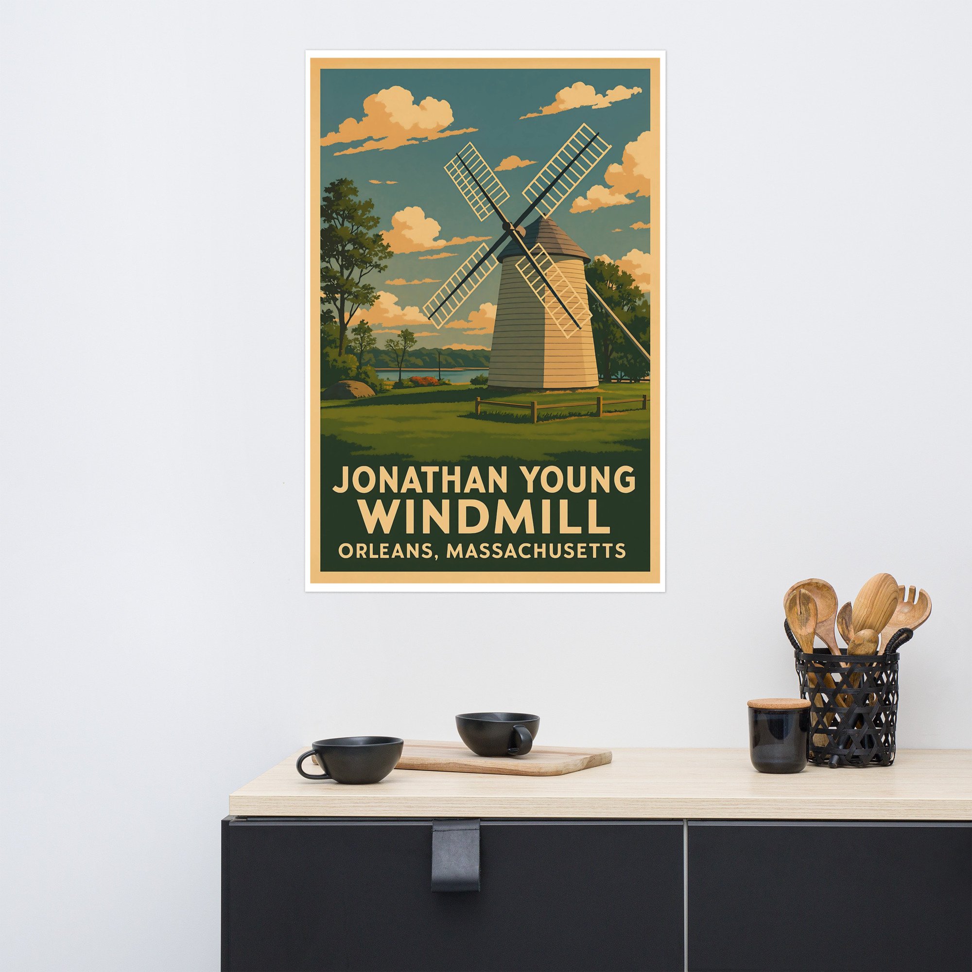 Jonathan Young Windmill Print Cape Cod Print | Jonathan Young Windmill Cape Cod Poster | Jonathan Young Windmill Cape Cod wall art