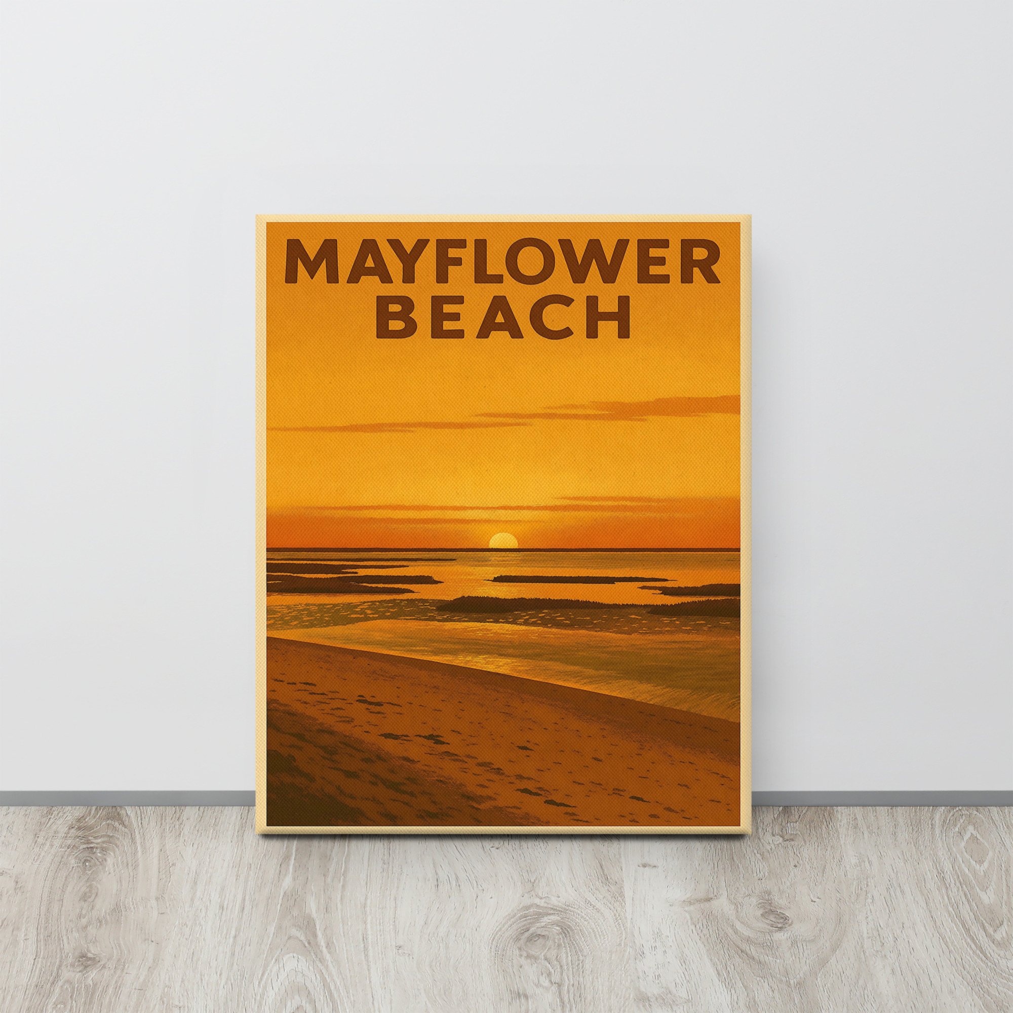 Mayflower Beach Canvas Wall Art – 16x20