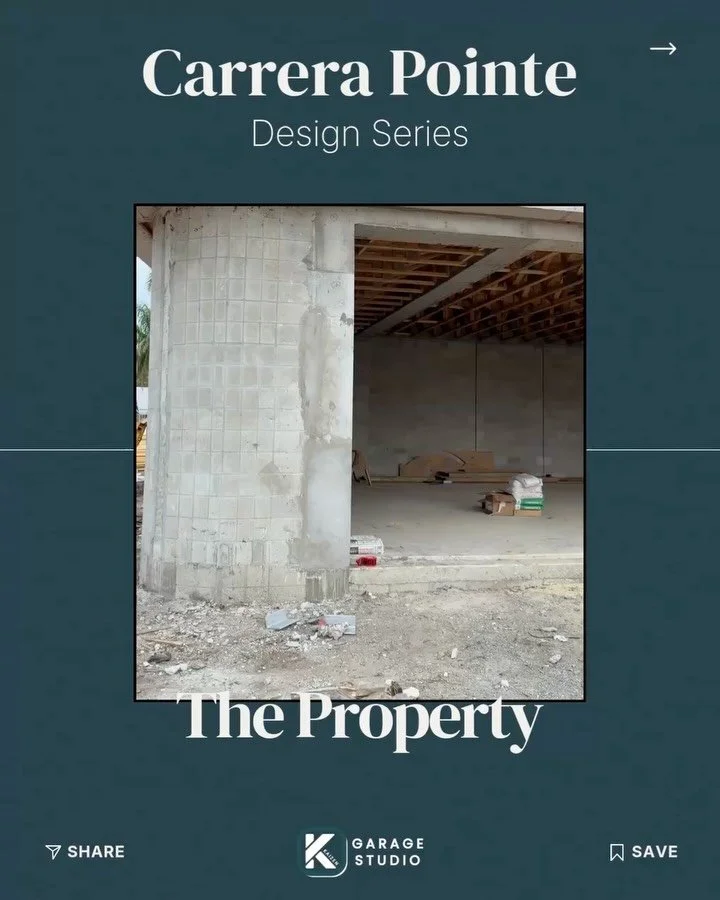 We&rsquo;ve been deep in the design process for a while now &mdash; and it&rsquo;s time to start bringing you along for it.

Carrera Pointe is a collector&rsquo;s garage project currently under design and build on the Gulf Coast of Florida. The prope