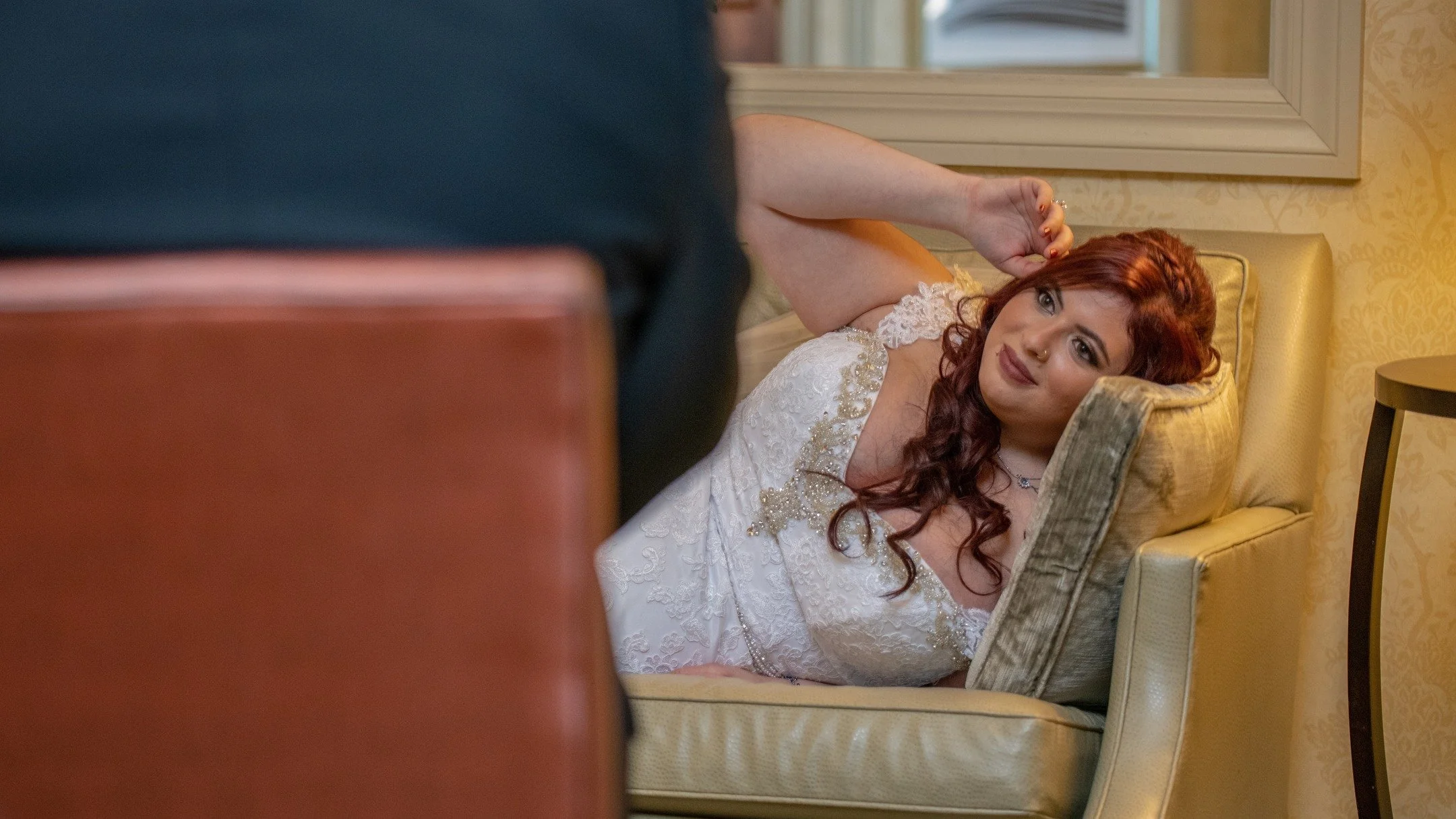 She told me she wanted a 'paint me like one of your French girls' moment&hellip; so we made it happen. Honestly? Iconic energy.#BridalPortrait #WeddingMorning #FernHollowWeddings #IntimateWeddings #CinematicLove #RealMoments #DocumentaryWeddingPhotog