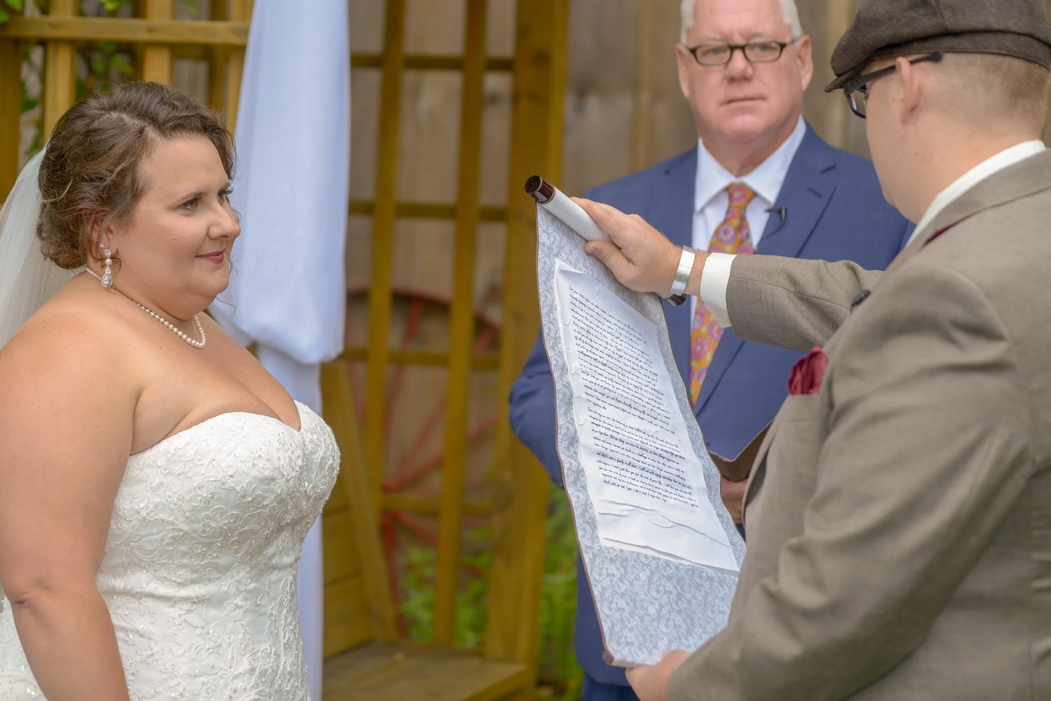 When a little vow book just won&rsquo;t cut it&hellip;
You bring an entire scroll.

Because loving her? That&rsquo;s not a short story and every word matters.

#weddingvows #vowscroll #nontraditionalwedding #epiclovestory #realmoments #authenticweddi