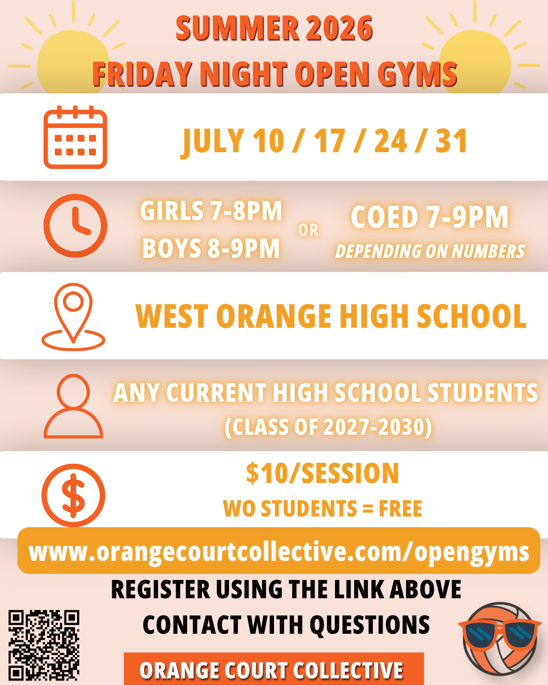 Friday Night Open Gyms - 7/10