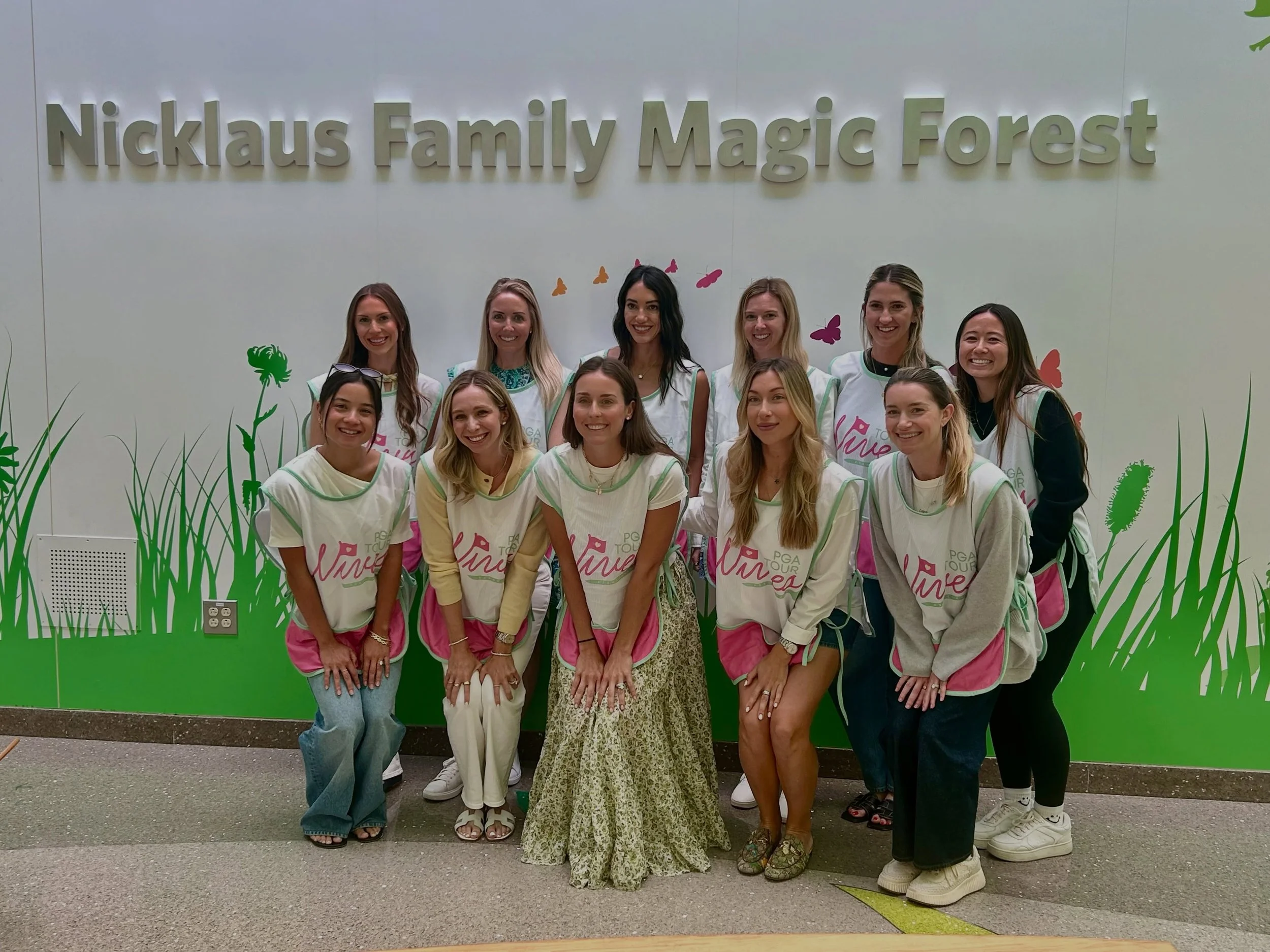 Spent the morning at @nationwidekids during @memorialgolf Tournament week.

Patients rotated through arts &amp; crafts activities, met the Butterfly Paws therapy dogs, and explored the Nicklaus Family Magic Forest &mdash; an interactive space designe