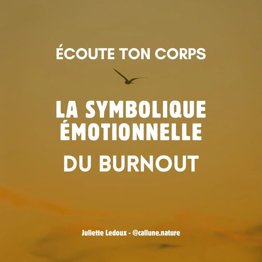 👄 La symbolique &eacute;motionnelle du burn-out 

Le corps et le psychisme sont &eacute;troitement li&eacute;s.

Nos &eacute;motions ne disparaissent pas lorsqu&rsquo;elles ne sont pas exprim&eacute;es : elles peuvent s&rsquo;imprimer dans le corps 