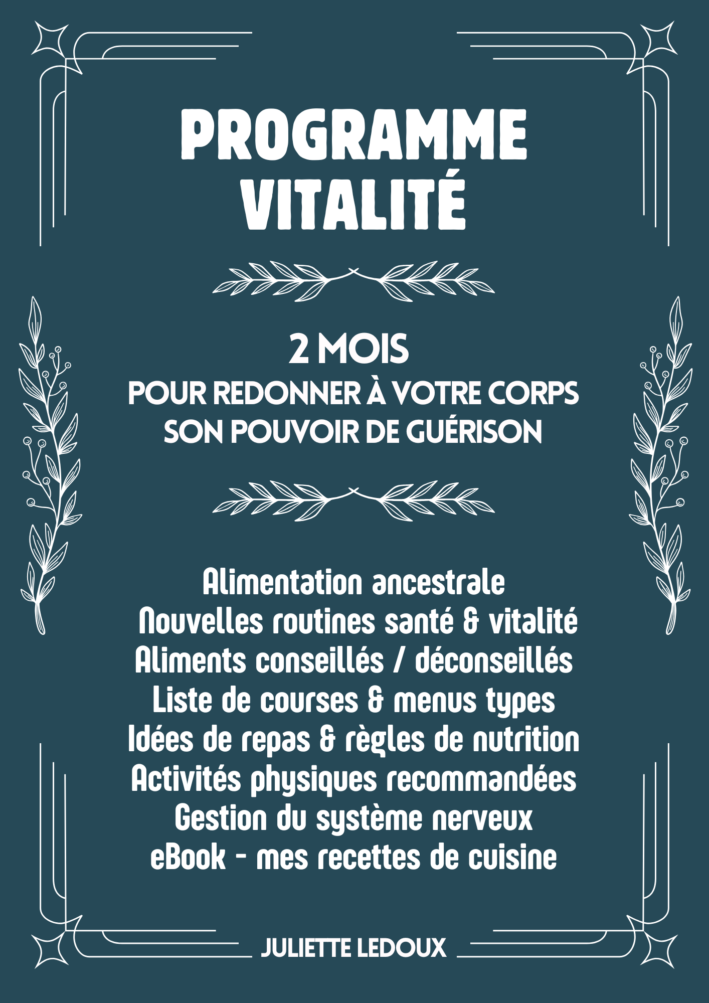 Programme - Vitalité