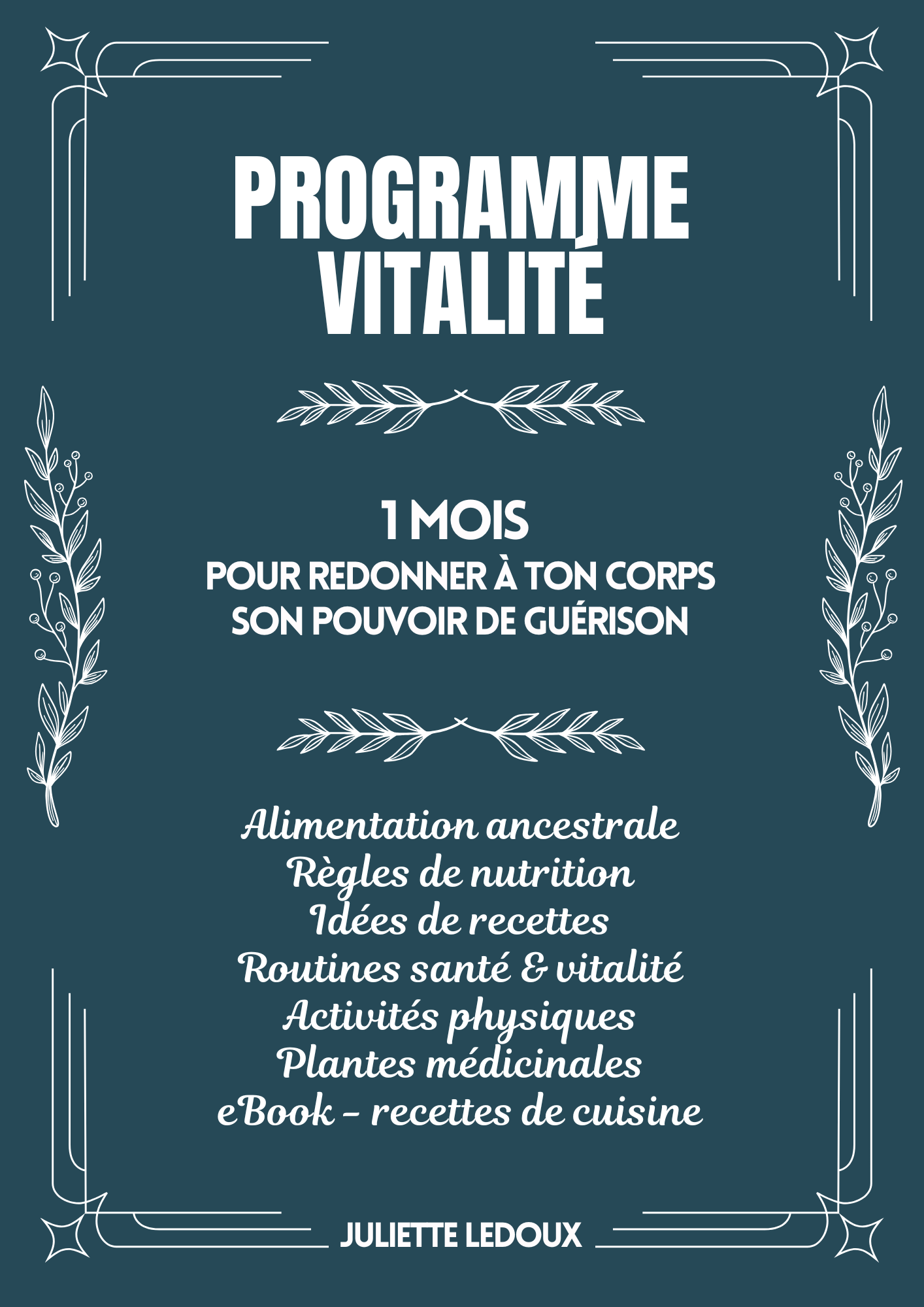 Programme - Vitalité