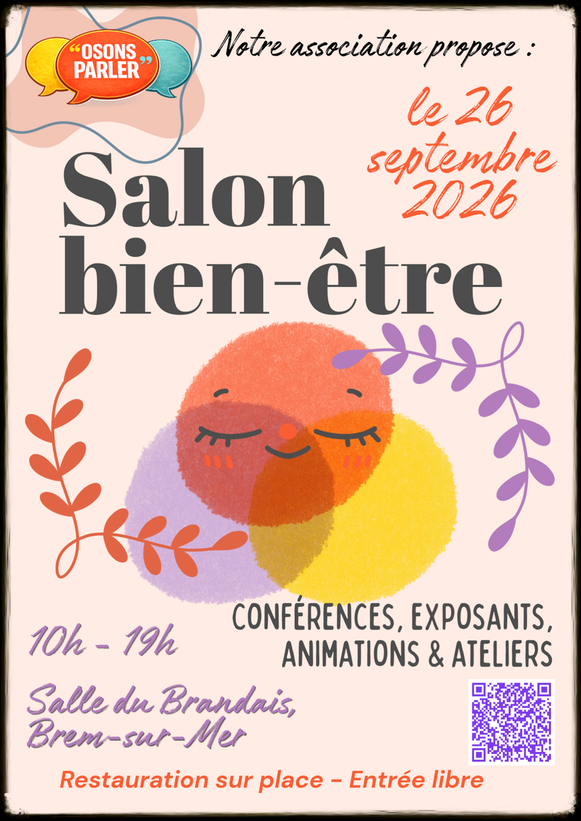 Mes 2 conférences - Salon du Bien-être - Brem sur mer