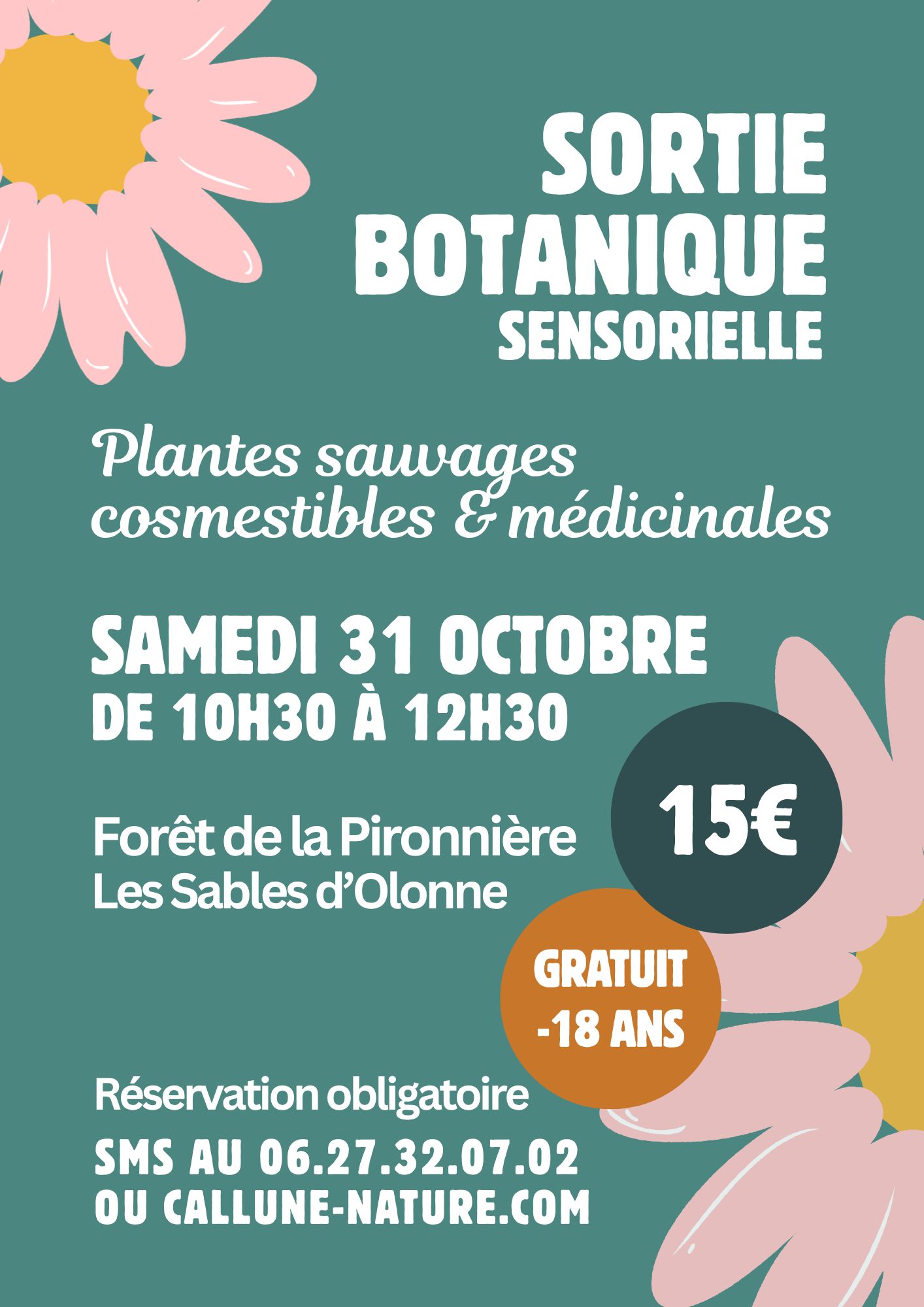 Sortie botanique sensorielle