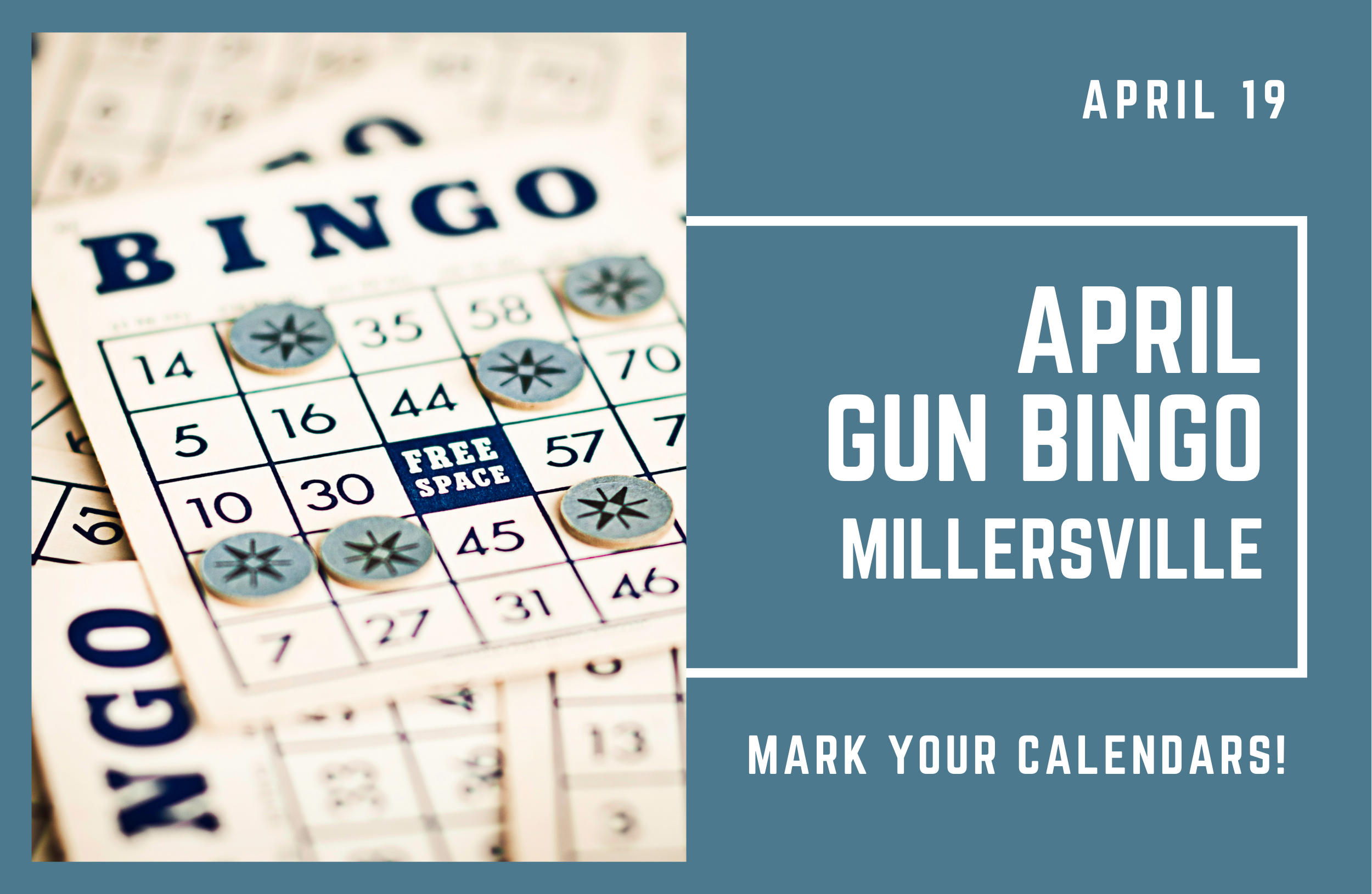 April Gun Bingo - Millersville
