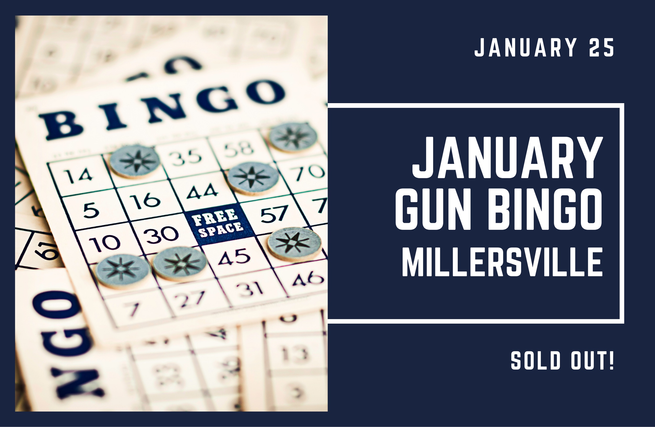 January 2026 Annual Gun Bingo - Millersville