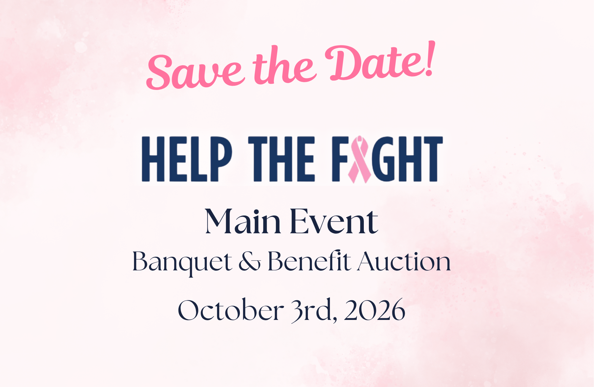 Main Event Banquet &amp; Benefit 2026