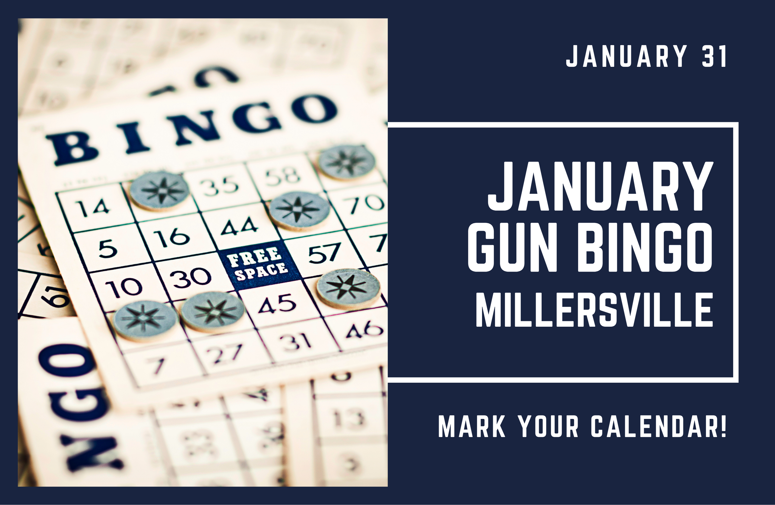 January 2027 Annual Gun Bingo