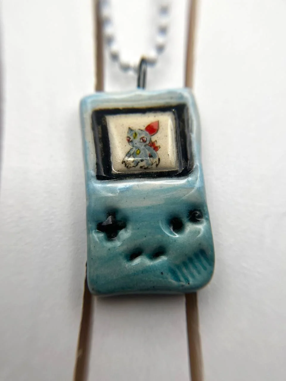 Ceramic Pokemon Gameboy Charms
