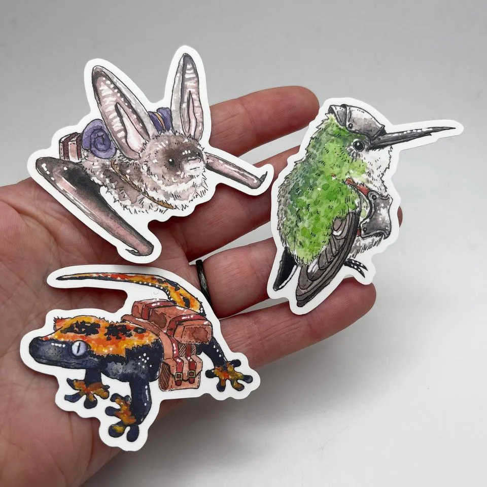 Traveling Animal Friend Stickers V2
