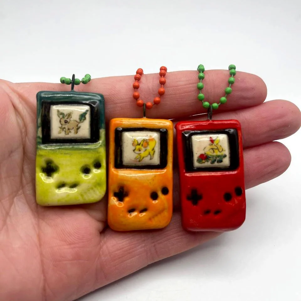 Ceramic Pokemon Gameboy Charms (Gens 4+)