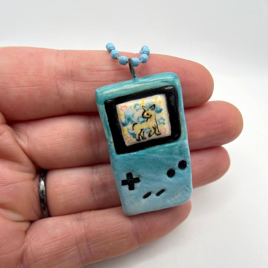 Ceramic Pokemon Gameboy Charms