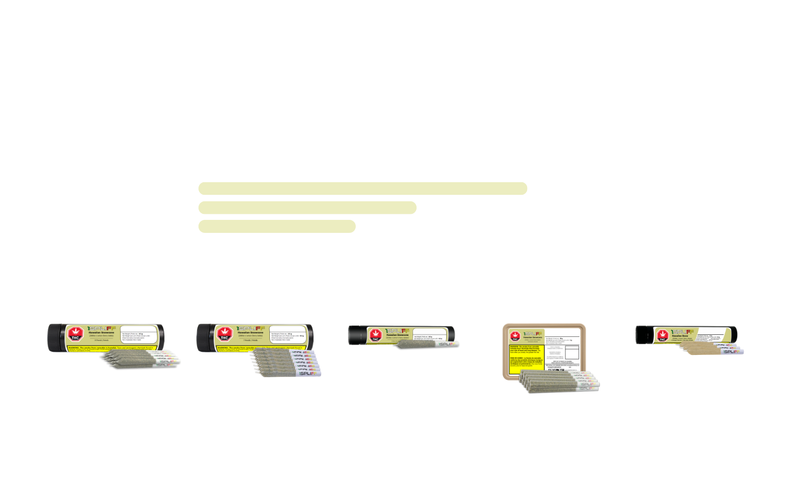 Hawaiian Snowcone pre-roll – tropical fruit blend with cool sweet finish