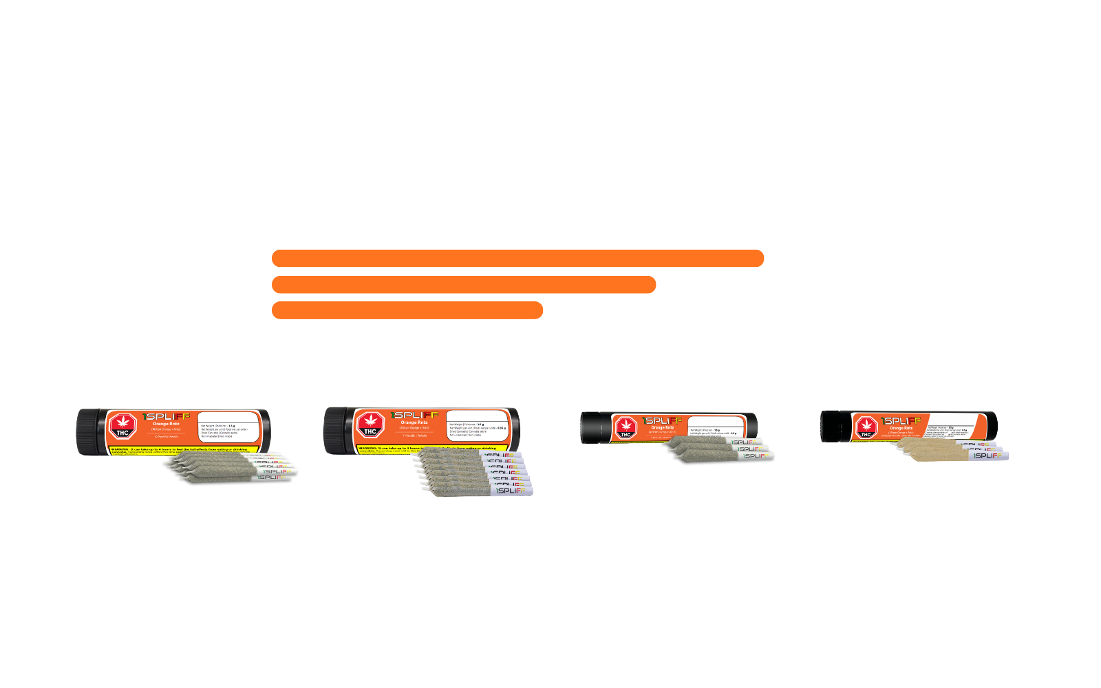 Orange Rntz pre-roll – citrus forward strain with sweet orange candy flavour