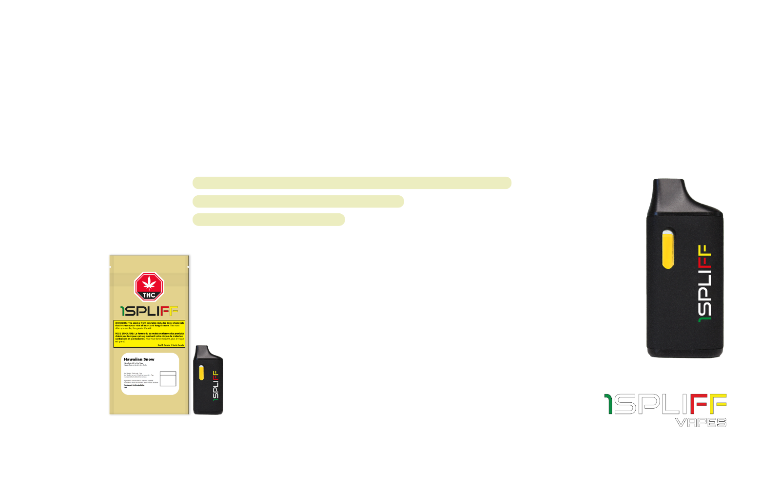 Hawaiian Snow live resin vape – tropical flavour with smooth terpene-rich vapour