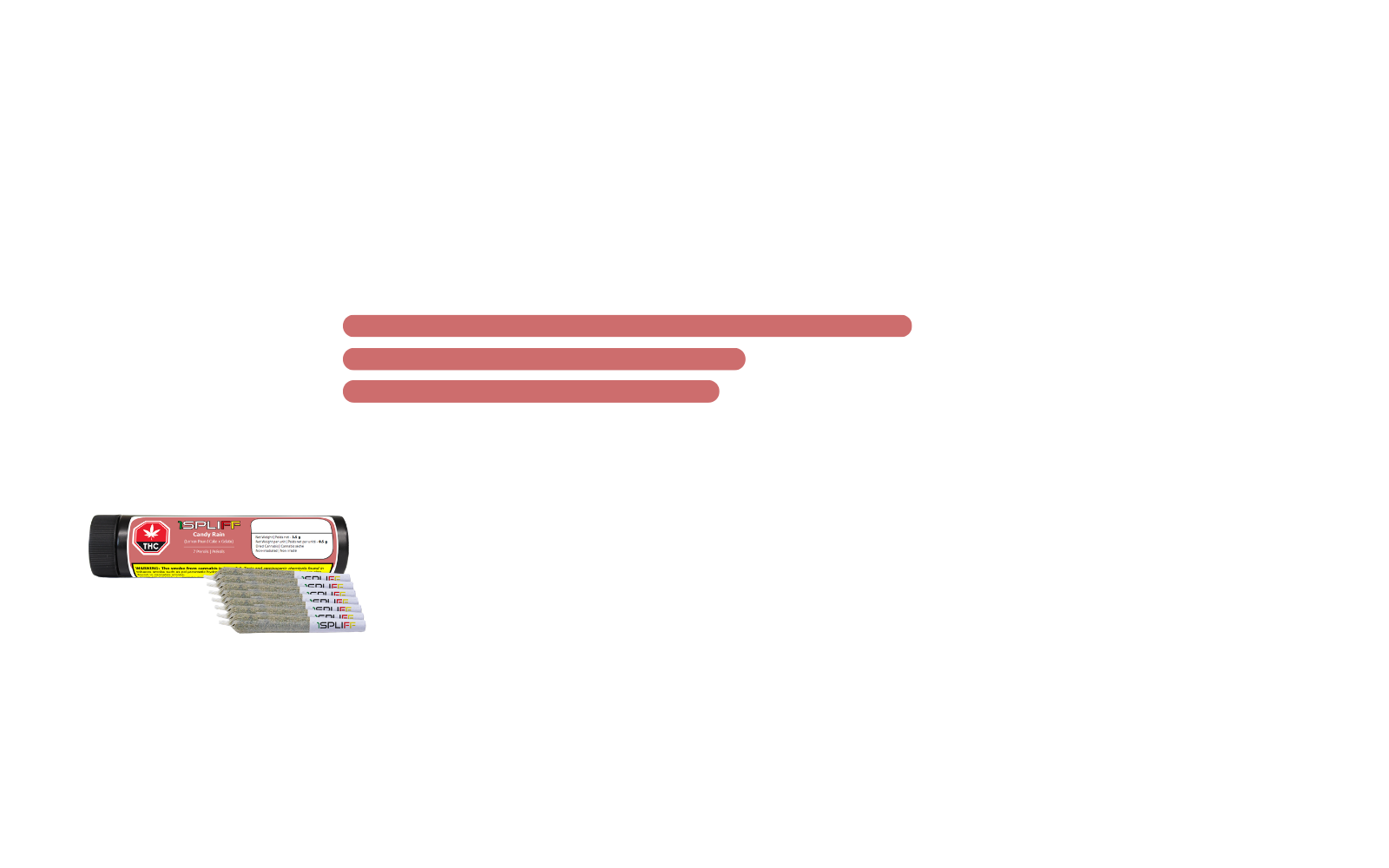 Candy Rain pre-roll – sweet candy flavour with smooth balanced effects
