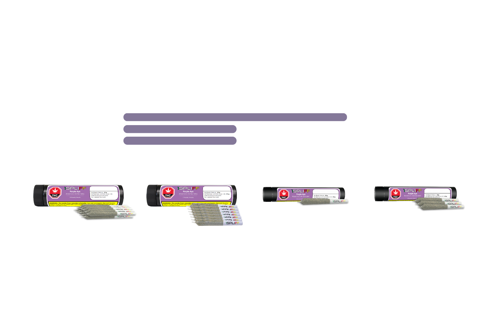 Purple Aya pre-roll – rich berry flavour with smooth indica-leaning effects