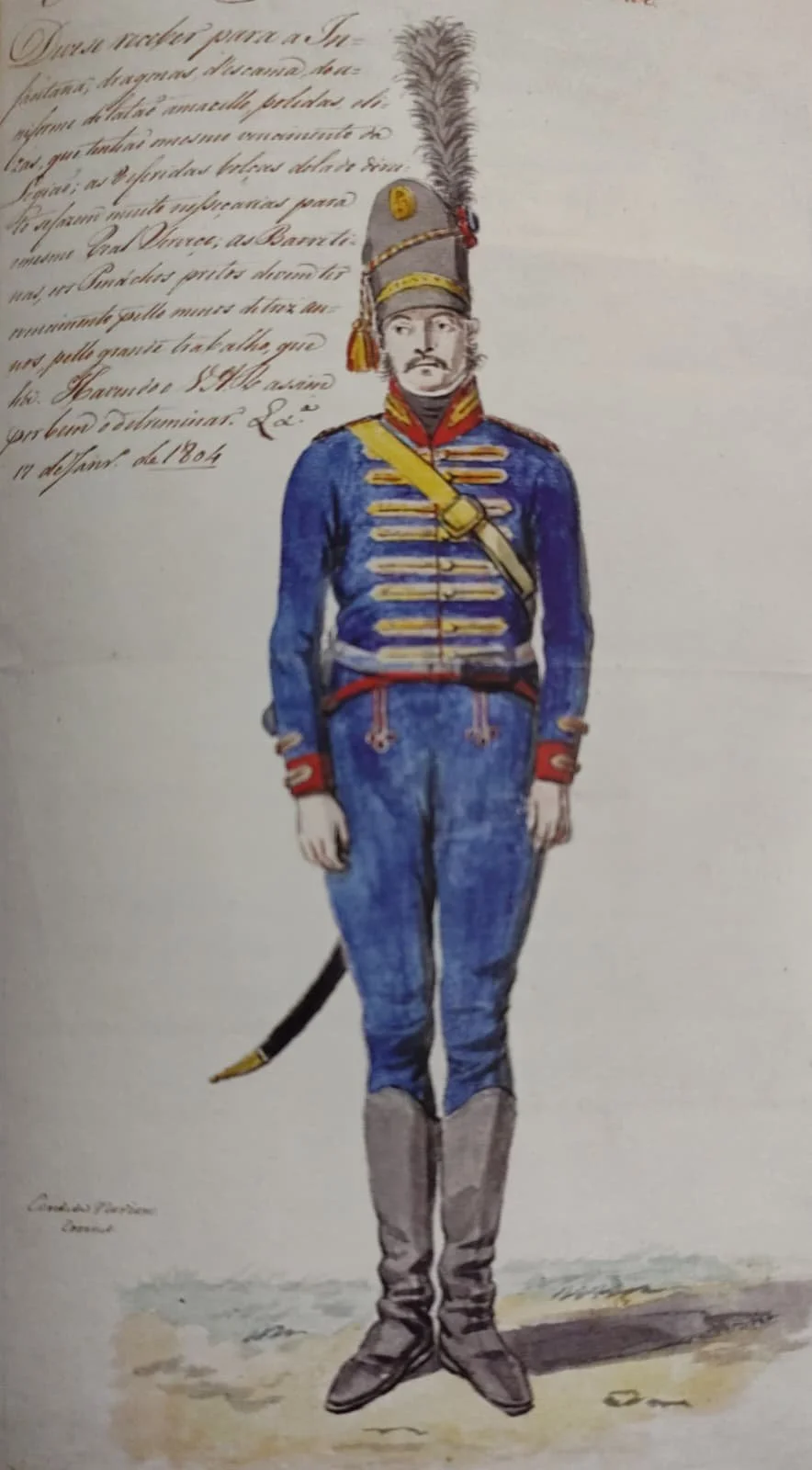 "Modelo da Infantaria da Guarda Real", 1804