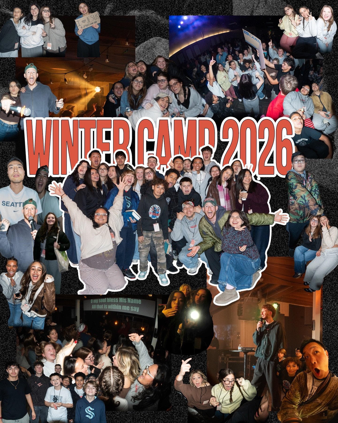 WINTER CAMP!!! 

Although it was just a short weekend we had such an amazing time spent in worship, games, and community. We can&rsquo;t wait to celebrate and share what God did this last weekend! 

We can&rsquo;t wait for Summer Camp!