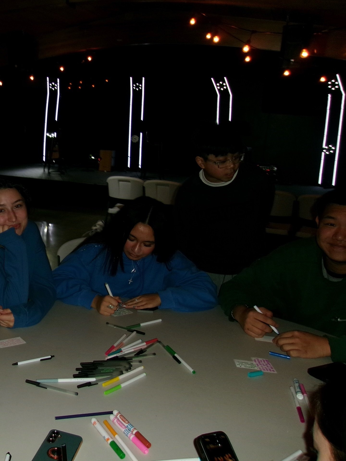 MOVIE NIGHT 😁🍿🎥🙂&zwj;↕️🫂

Tomorrow we get to chill and hangout and watch a movie! Come for some fun time in community! 

We had such a good time last week getting to reflect on camp and preparing our camp thank you cards!!! WE CANT WAIT FOR CAMP