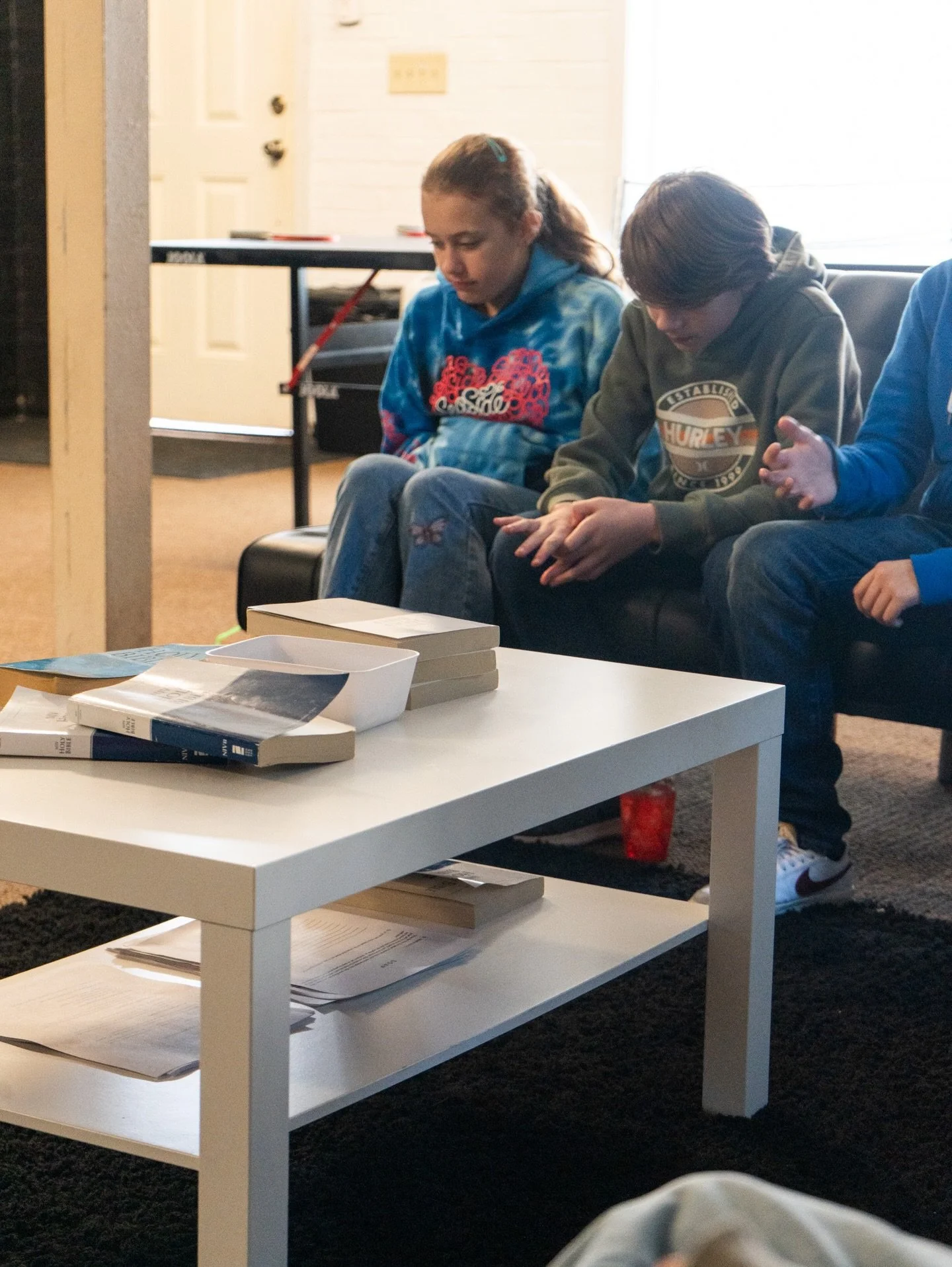 WE HAVE THE HUDDLE TODAY! 

Middle schoolers join us during service for Bible study today! We&rsquo;re continuing in our red lines series!