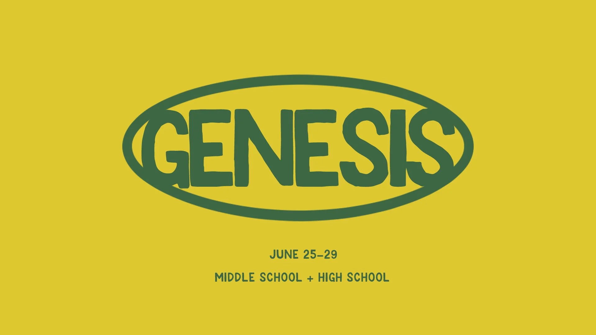 Camp Genesis: Youth Camp 2026