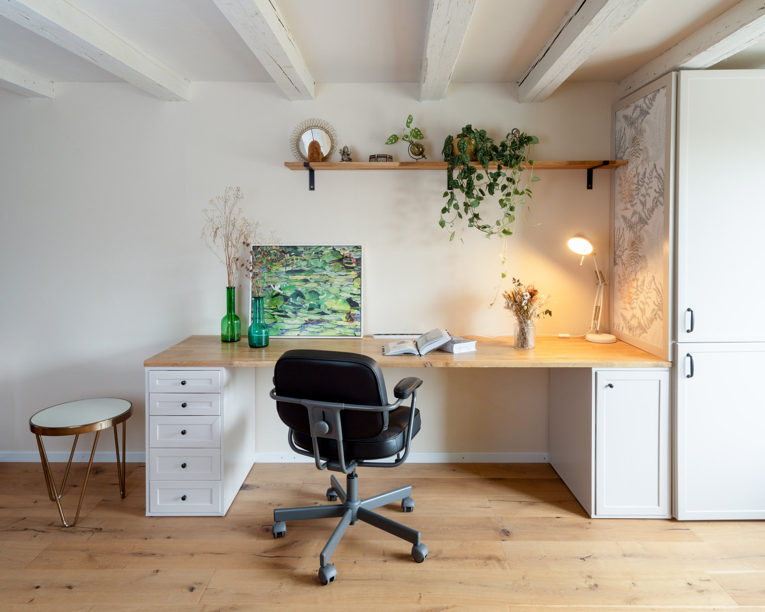 Aménagement d'un bureau.